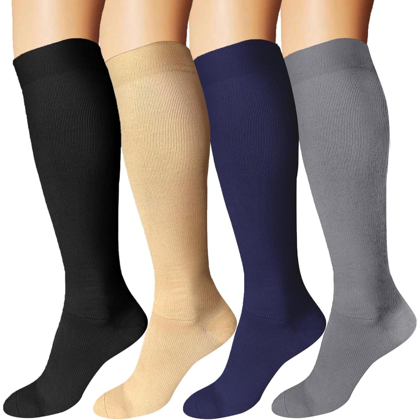 Boost je prestaties en herstel met deze ultieme compressiekousen! - XXL - wit 4 stuks. Compressiekousen hardlopen, compressiekousen dames, compressiekousen heren; Afbeelding: 17