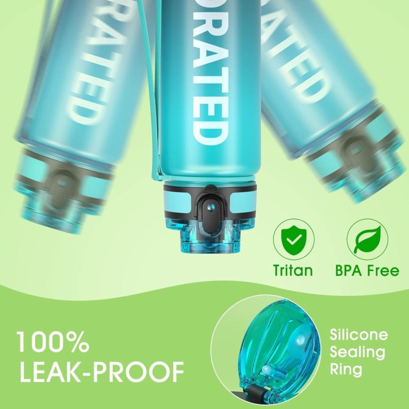 💧 Altijd gehydrateerd met deze BPA - vrije sportdrinkfles van 500 ml! - happygetfit.com