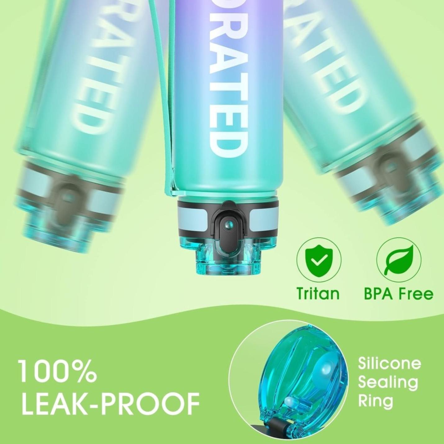 💧 Altijd gehydrateerd met deze BPA - vrije sportdrinkfles van 500 ml! - happygetfit.com