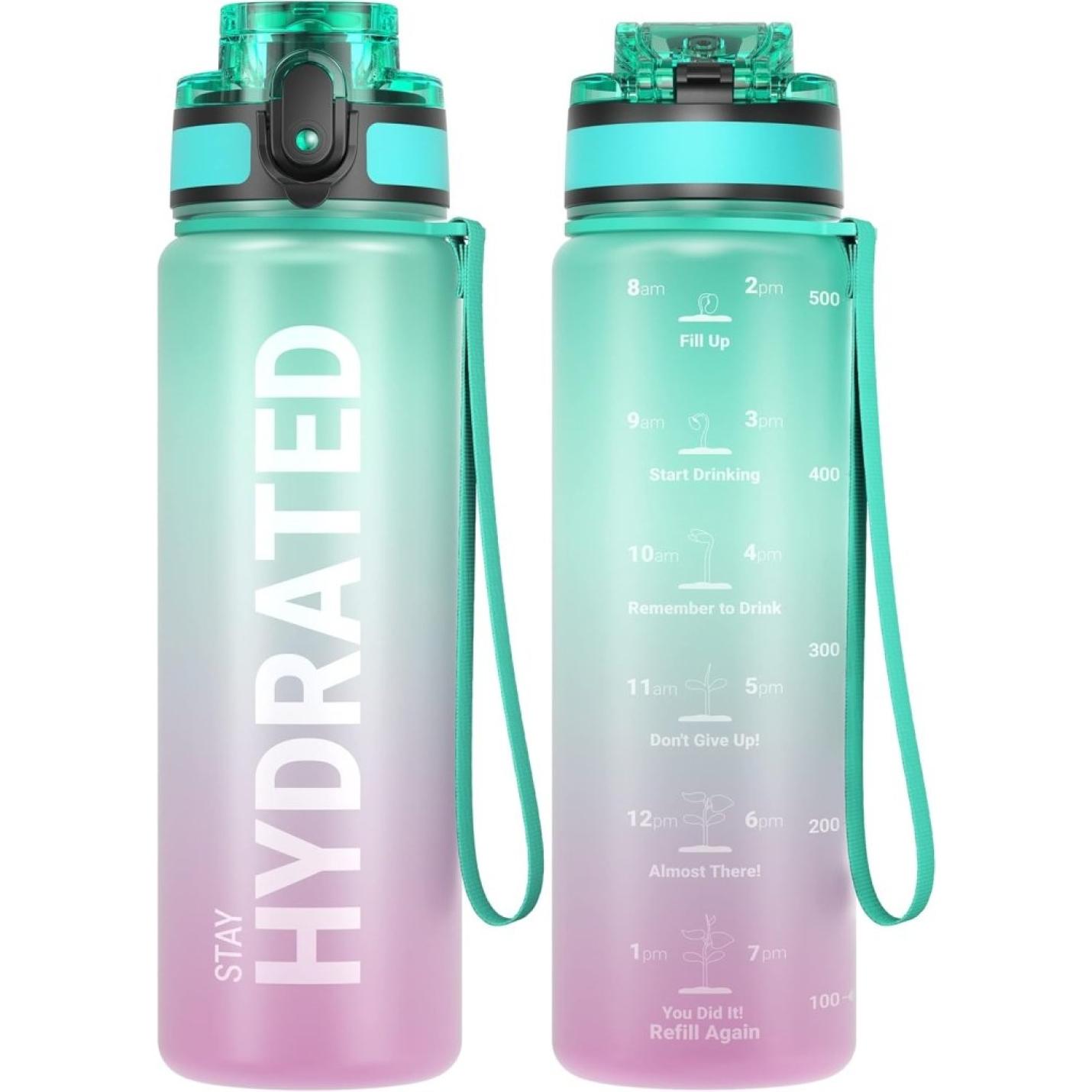 💧 Altijd gehydrateerd met deze BPA - vrije sportdrinkfles van 500 ml! - happygetfit.com