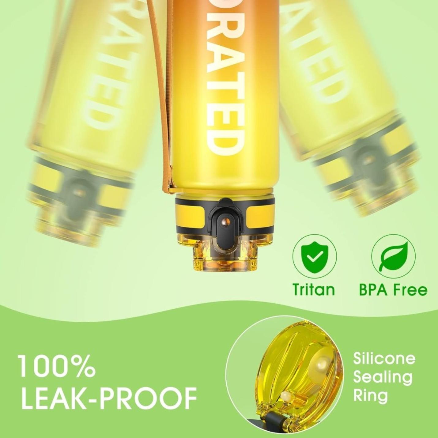 💧 Altijd gehydrateerd met deze BPA - vrije sportdrinkfles van 500 ml! - happygetfit.com