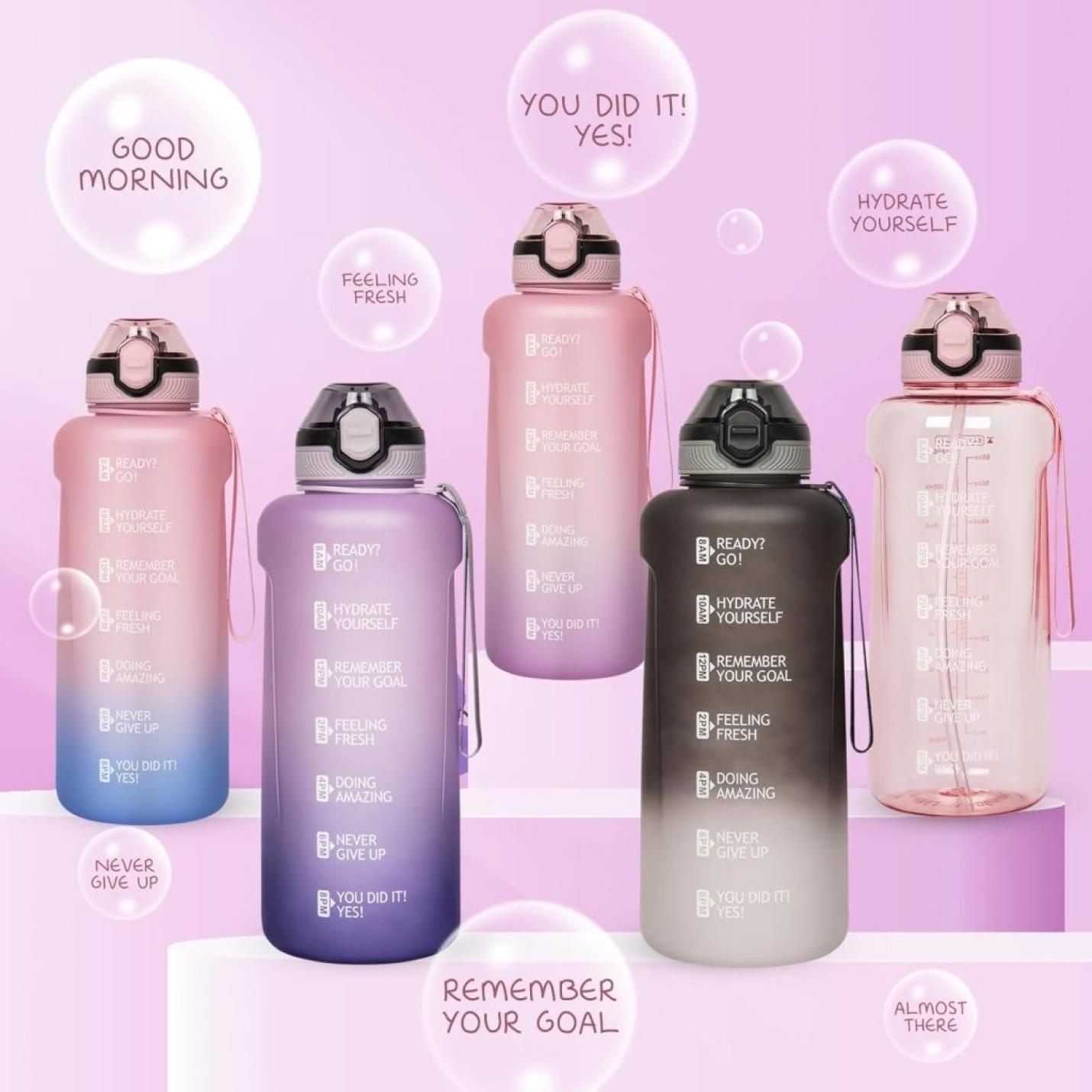 💧 Blijf gehydrateerd met deze 2 liter sportdrinkfles! - happygetfit.com