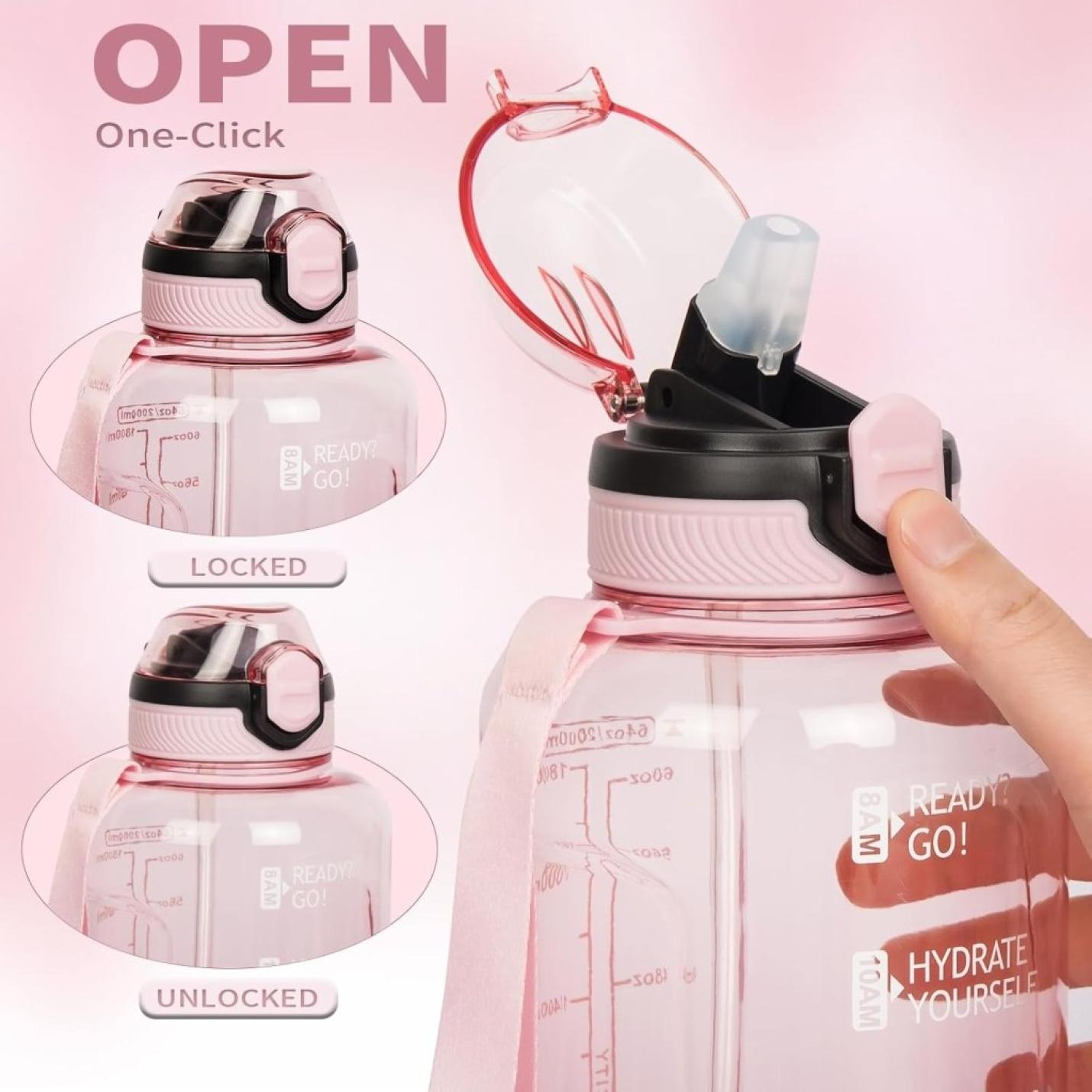 💧 Blijf gehydrateerd met deze 2 liter sportdrinkfles! - happygetfit.com