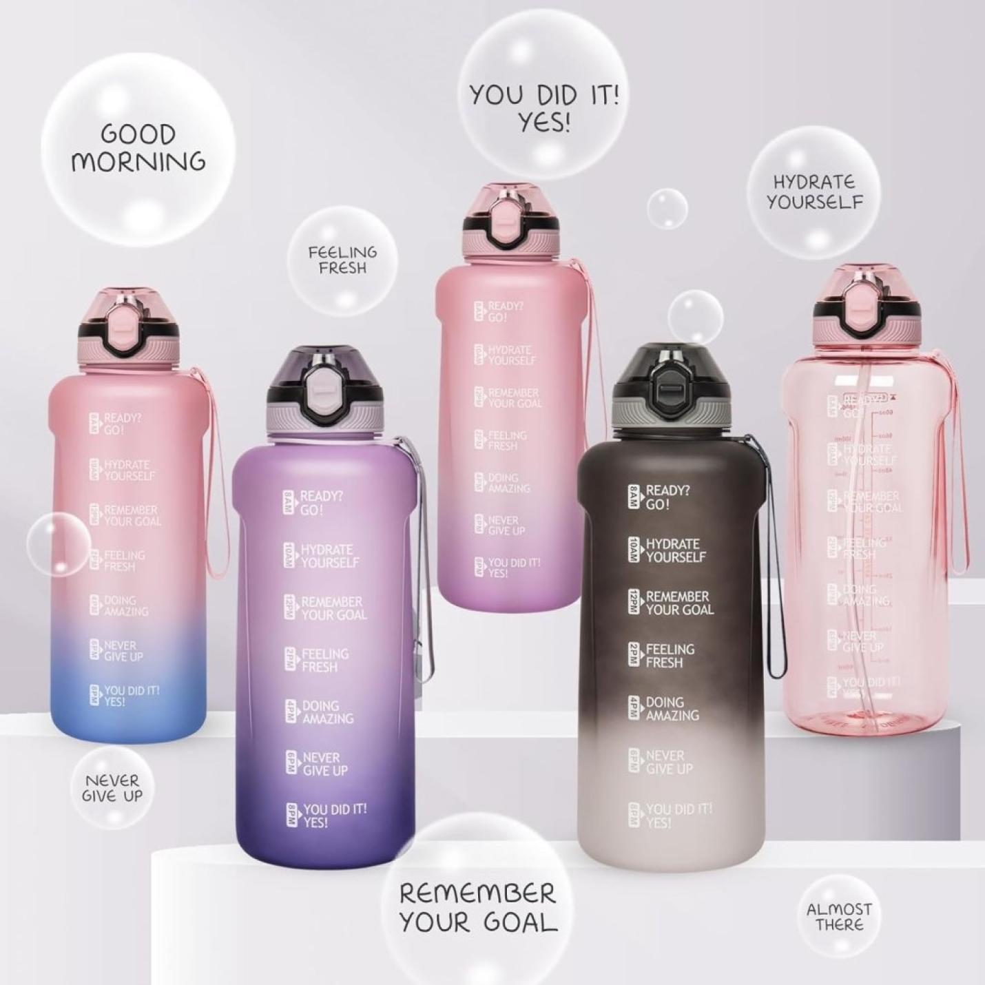 💧 Blijf gehydrateerd met deze 2 liter sportdrinkfles! - happygetfit.com