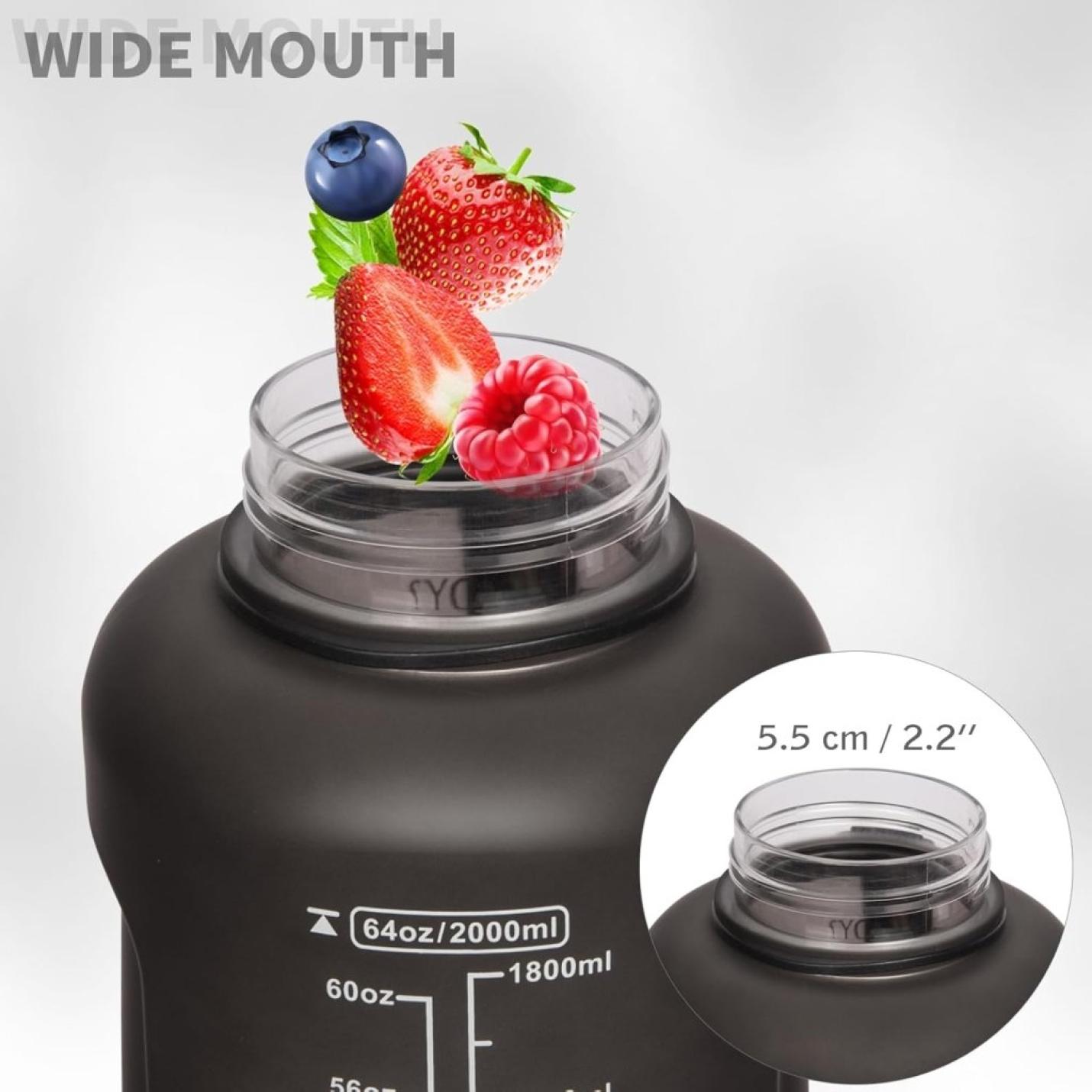 💧 Blijf gehydrateerd met deze 2 liter sportdrinkfles! - happygetfit.com