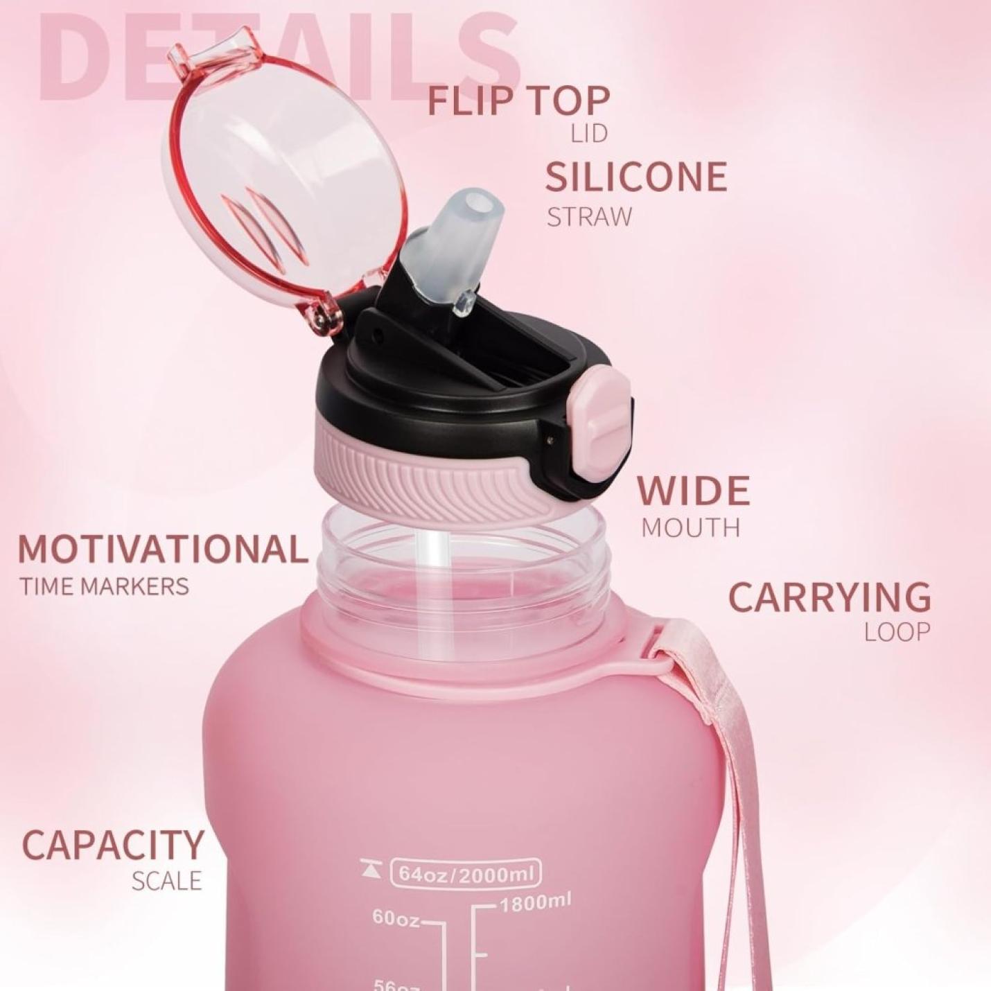 💧 Blijf gehydrateerd met deze 2 liter sportdrinkfles! - happygetfit.com
