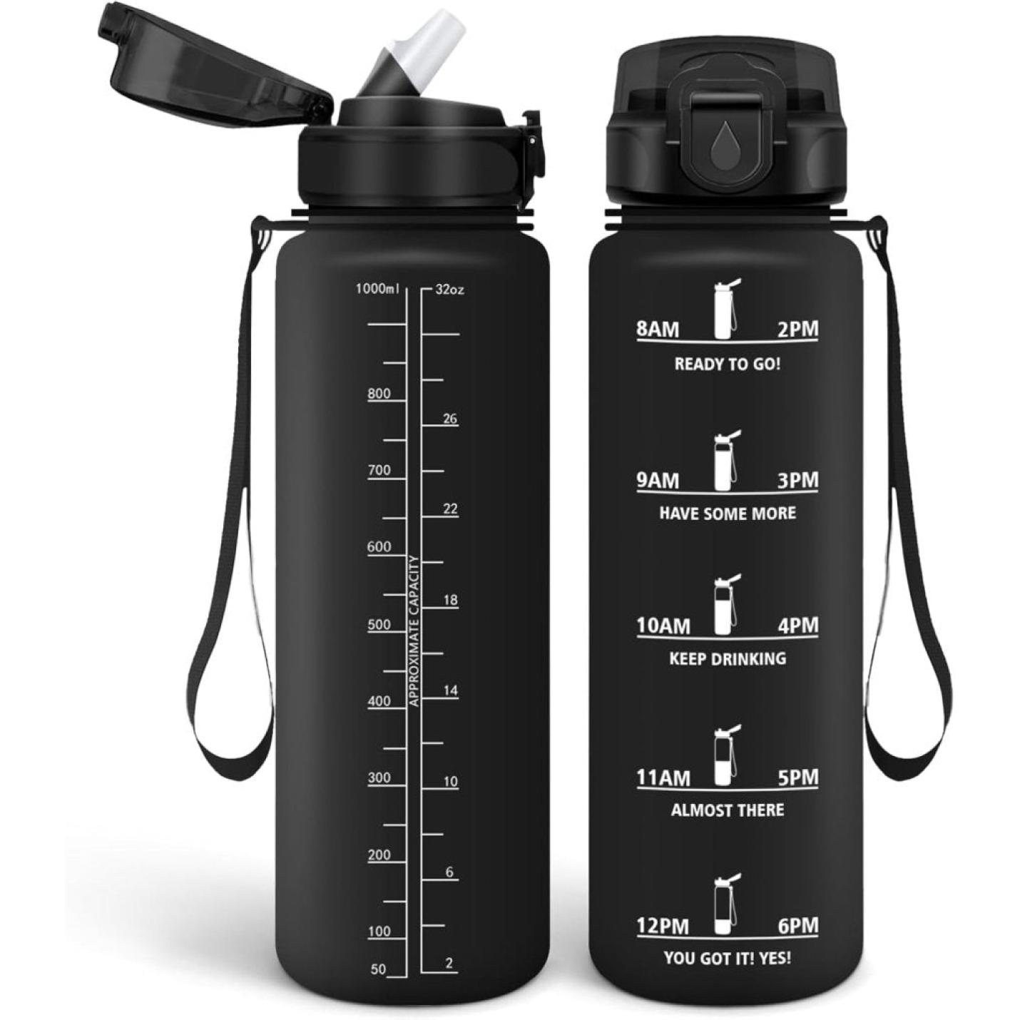 💧 Blijf gehydrateerd met deze BPA - vrije drinkfles van 500 ml en 1000 ml! - happygetfit.com