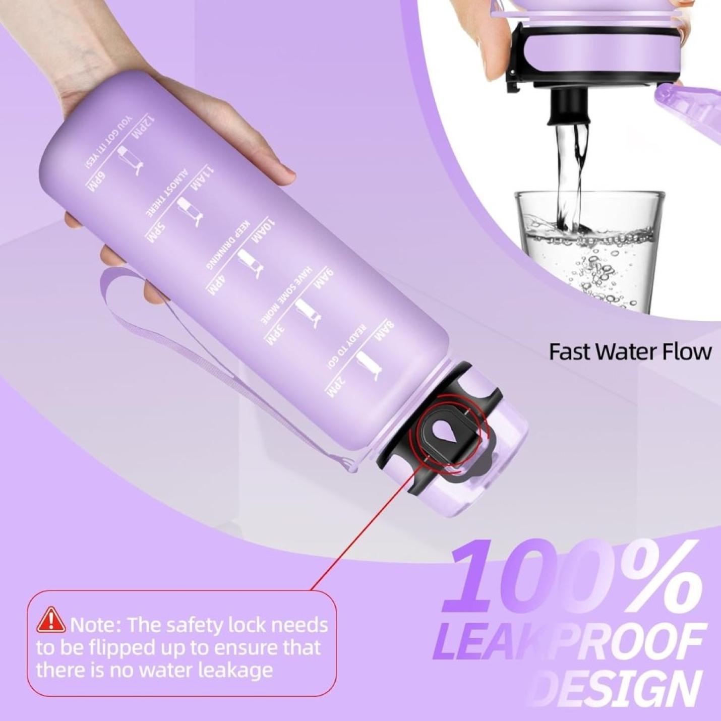💧 Blijf gehydrateerd met deze BPA - vrije sportwaterfles van 1.5 liter! - happygetfit.com