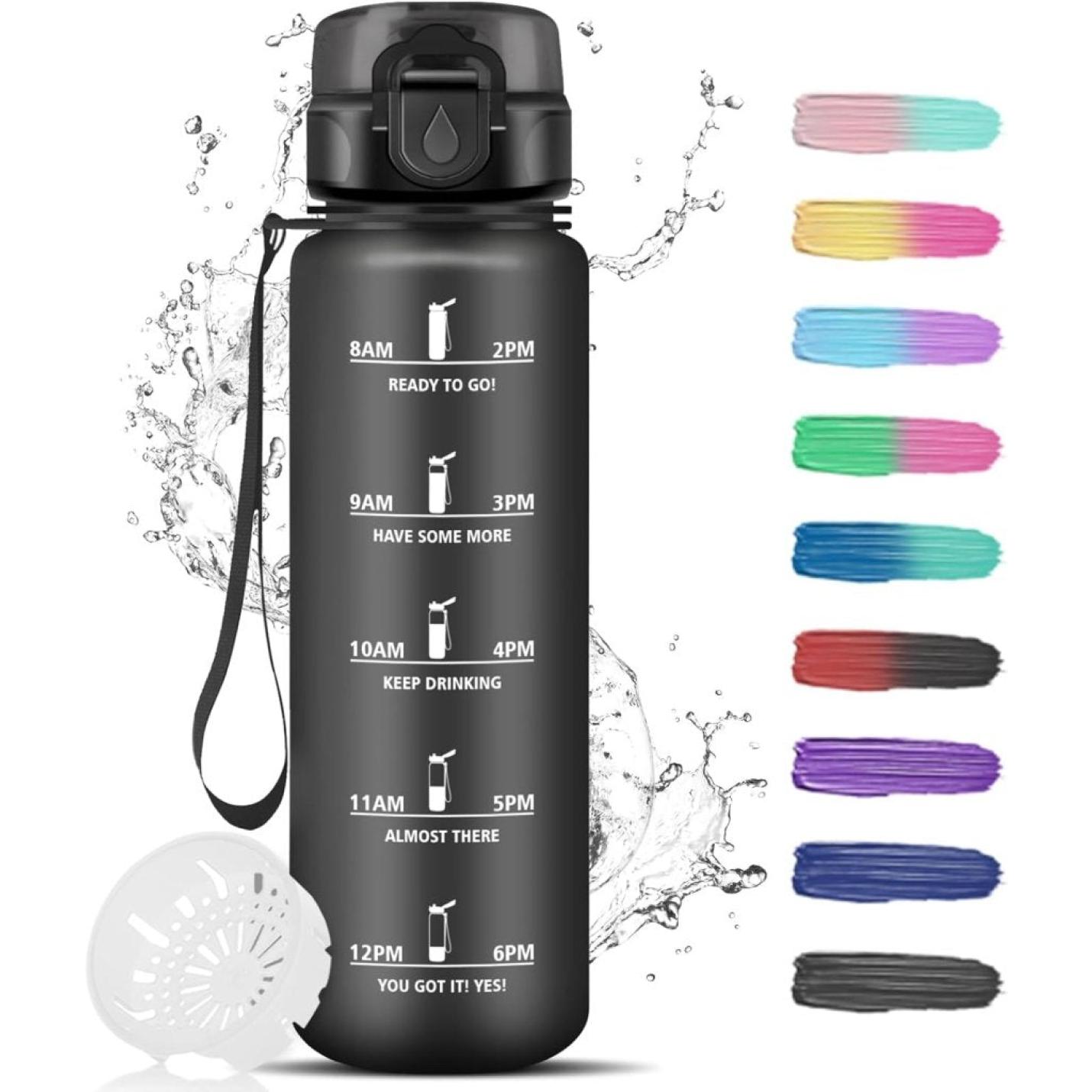 💧 Blijf gehydrateerd met deze BPA - vrije sportwaterfles van 1.5 liter! - happygetfit.com