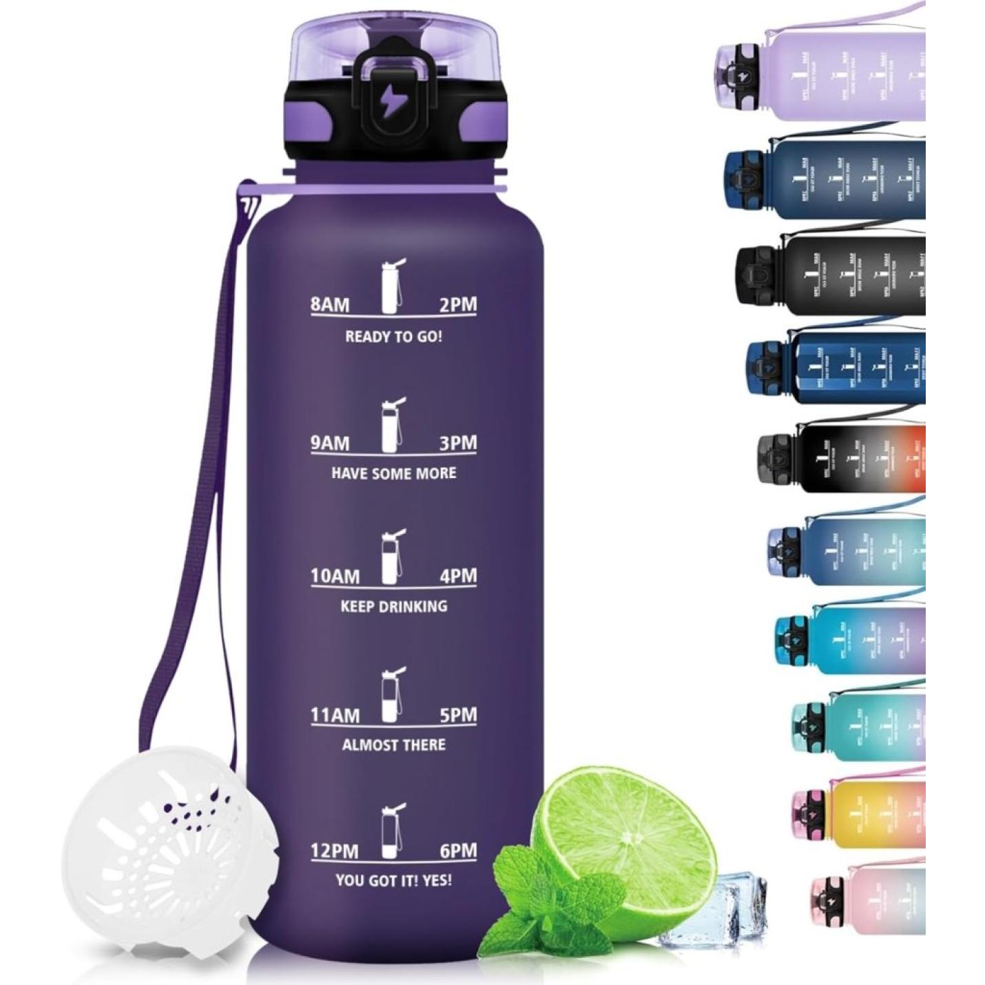 💧 Blijf gehydrateerd met deze BPA - vrije sportwaterfles van 1.5 liter! - happygetfit.com