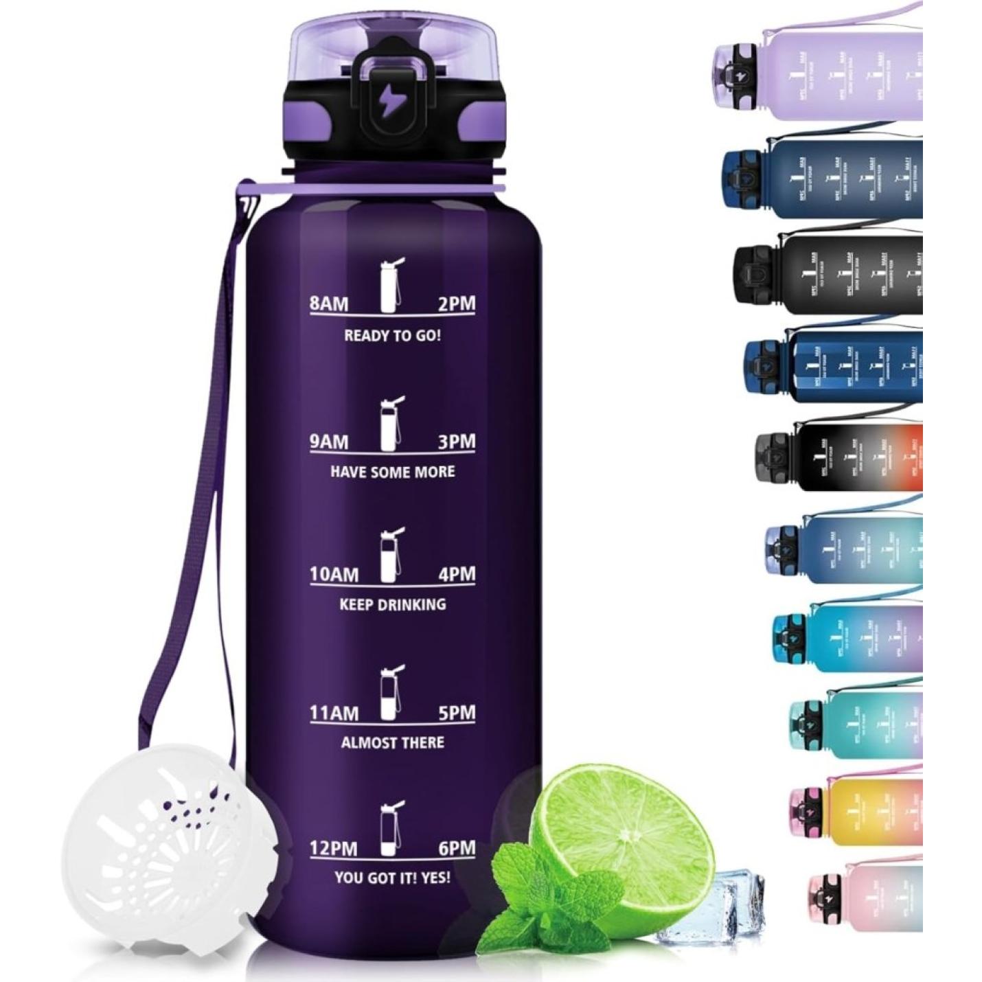 💧 Blijf gehydrateerd met deze BPA - vrije sportwaterfles van 1.5 liter! - happygetfit.com