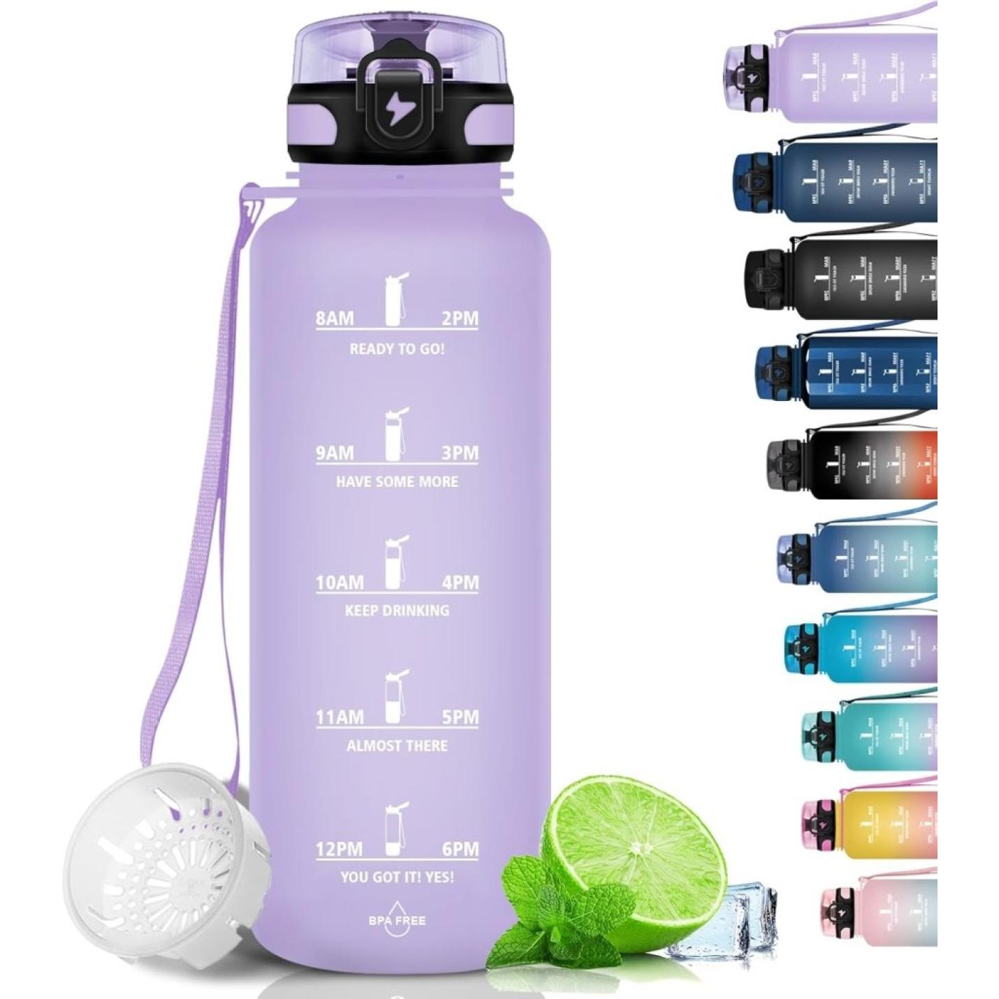 💧 Blijf gehydrateerd met deze BPA - vrije sportwaterfles van 1.5 liter! - happygetfit.com