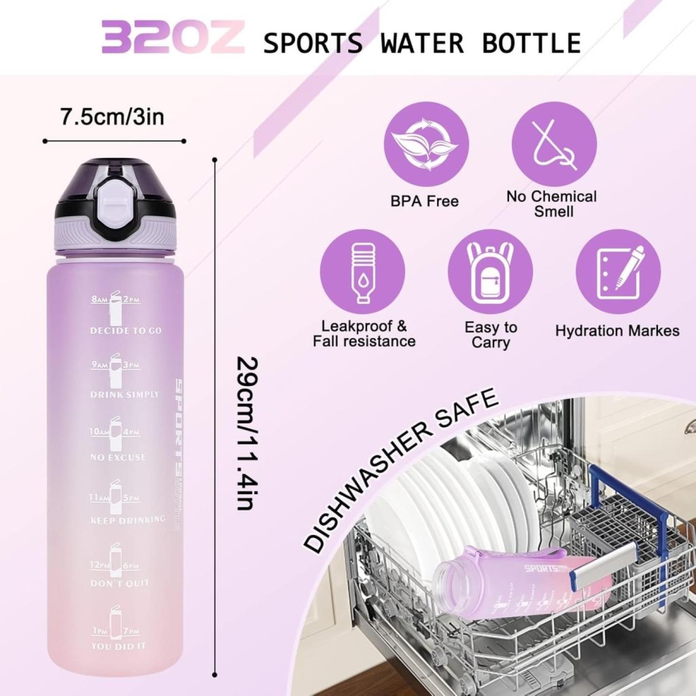 💧 Blijf gehydrateerd met deze lekvrije sportwaterfles! - happygetfit.com