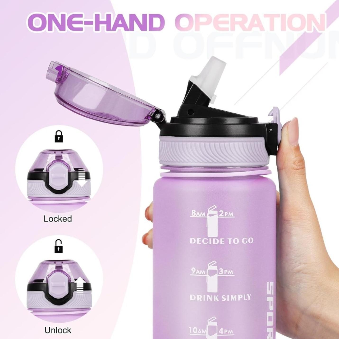 💧 Blijf gehydrateerd met deze lekvrije sportwaterfles! - happygetfit.com