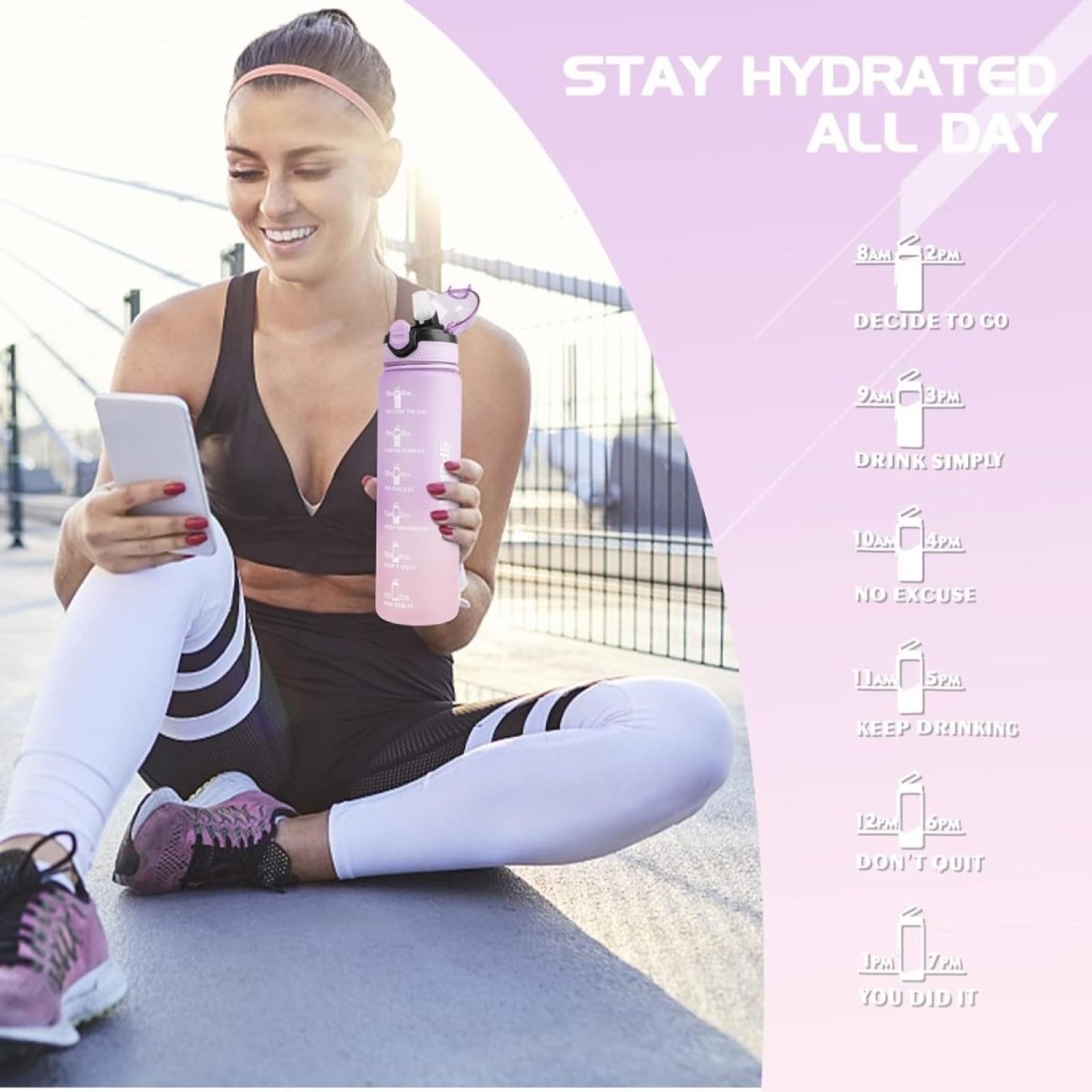 💧 Blijf gehydrateerd met deze lekvrije sportwaterfles! - happygetfit.com
