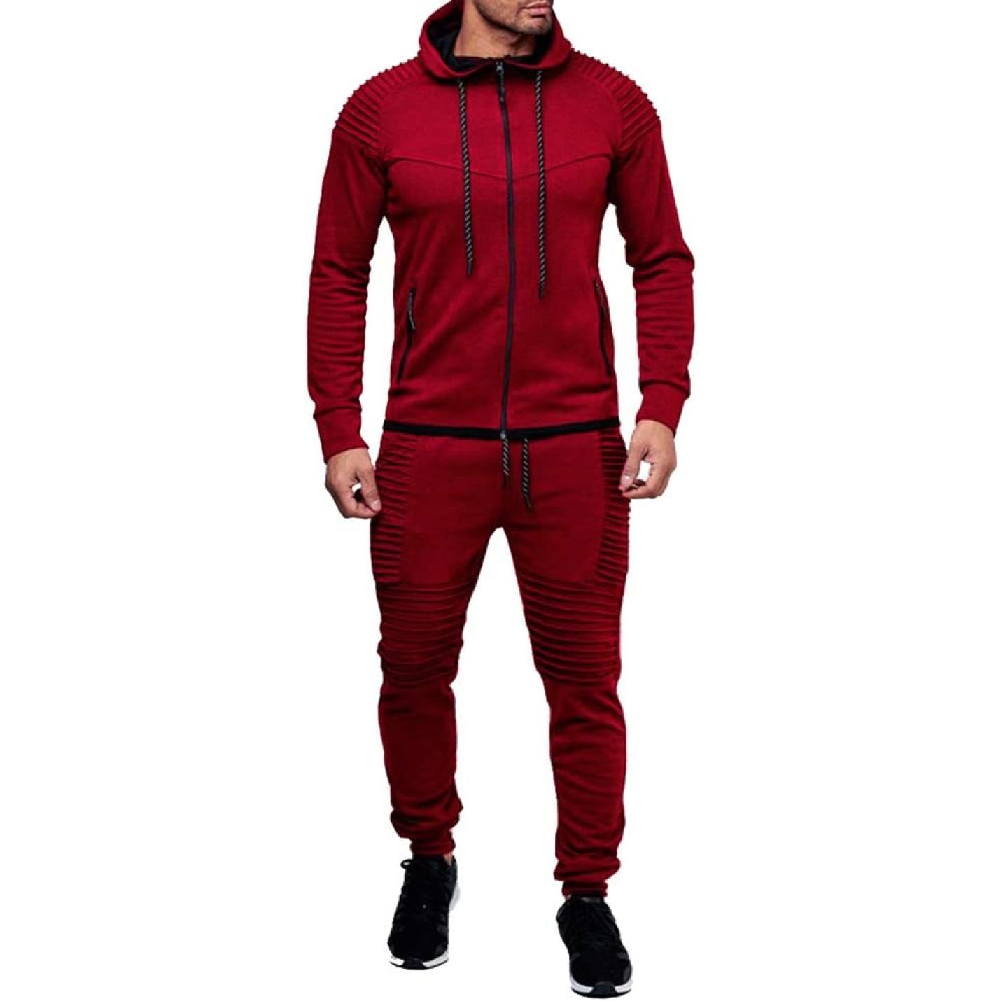 🏋️‍♂️ Comfort & stijl in één – Het perfecte trainingspak voor heren! - happygetfit.com