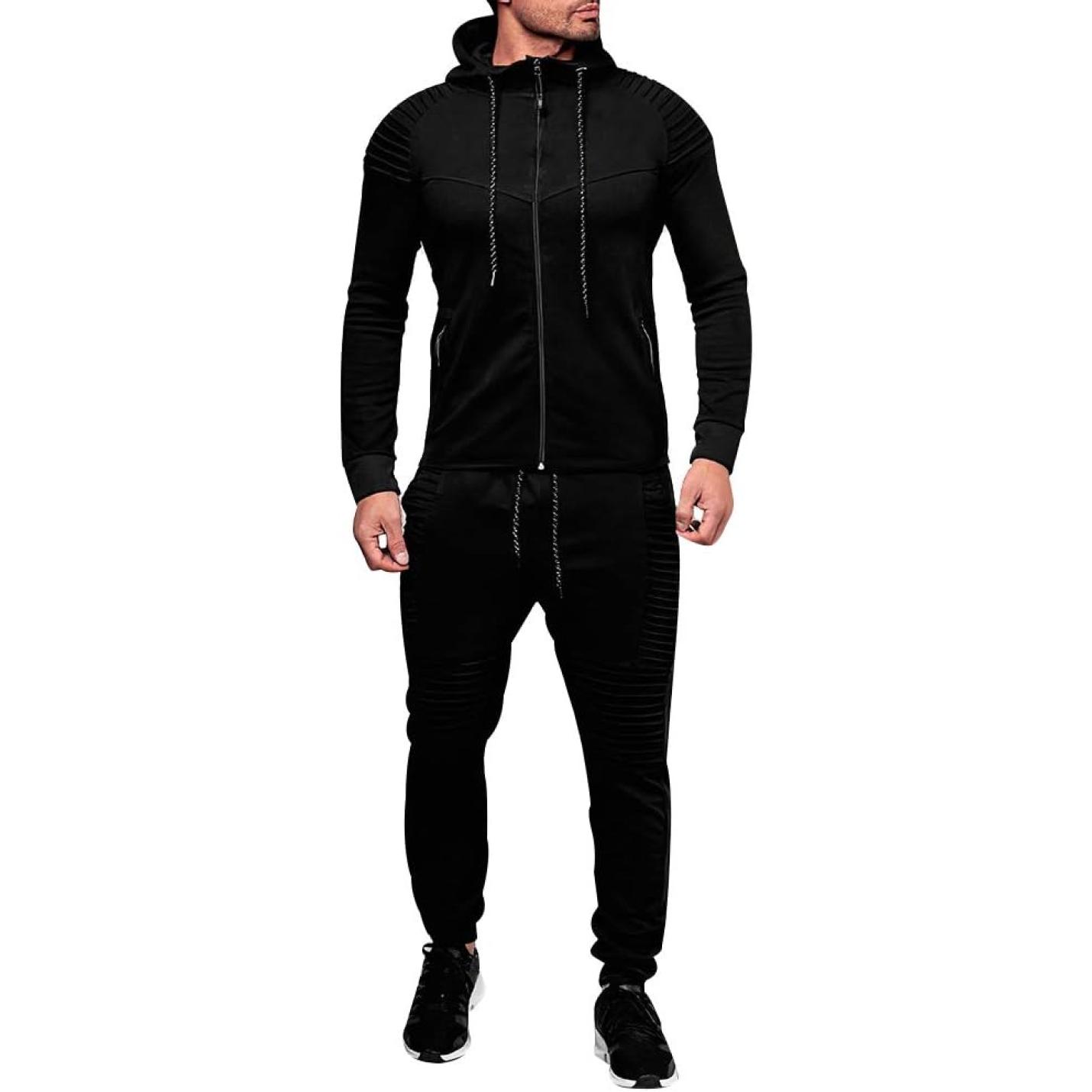 🏋️‍♂️ Comfort & stijl in één – Het perfecte trainingspak voor heren! - happygetfit.com