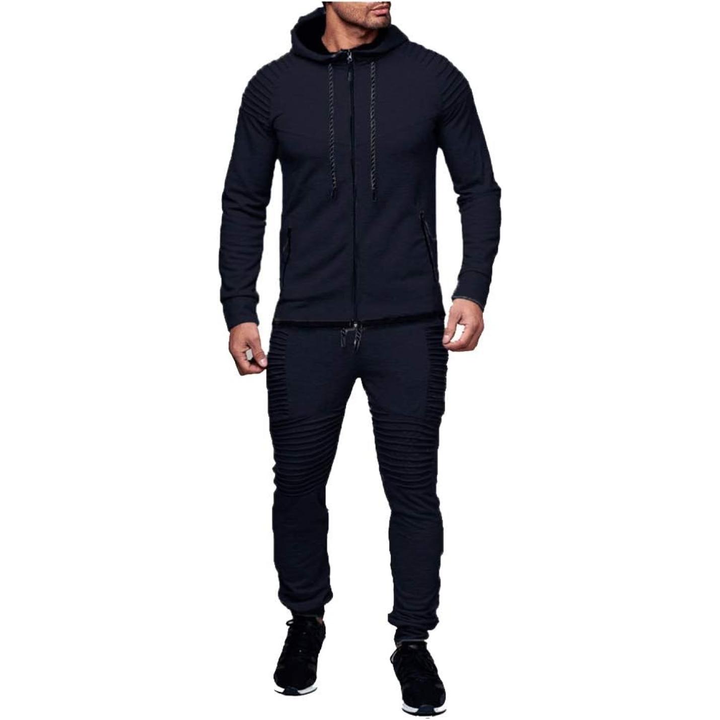🏋️‍♂️ Comfort & stijl in één – Het perfecte trainingspak voor heren! - happygetfit.com