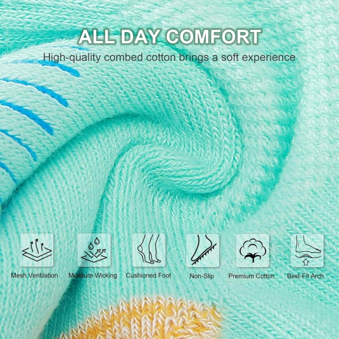 🏃‍♀️ Comfortabele en ademende sneakersokken – Perfect voor sport en dagelijks gebruik! - happygetfit.com
