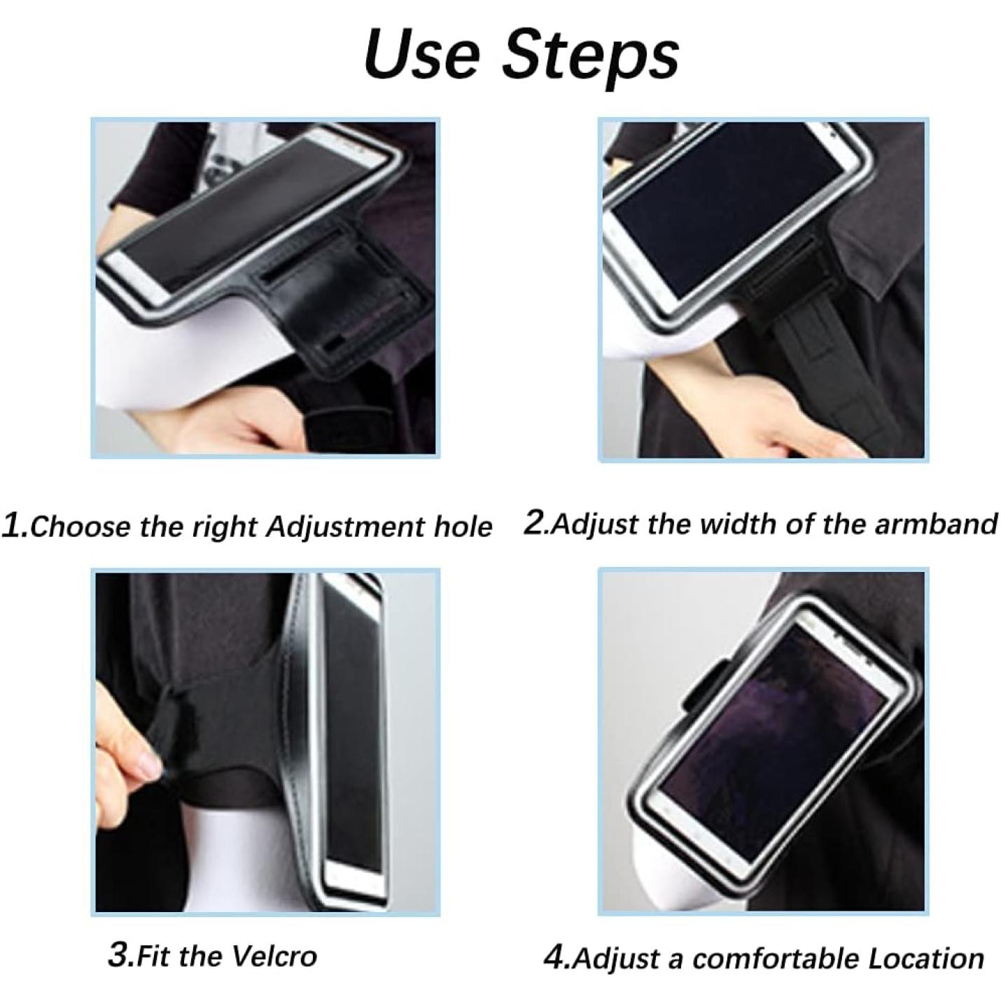 🏃‍♂️ Comfortabele sportarmband – Houd je telefoon veilig tijdens elke workout! - happygetfit.com