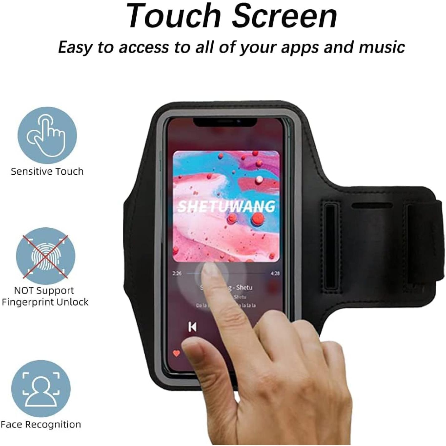 🏃‍♂️ Comfortabele sportarmband – Houd je telefoon veilig tijdens elke workout! - happygetfit.com