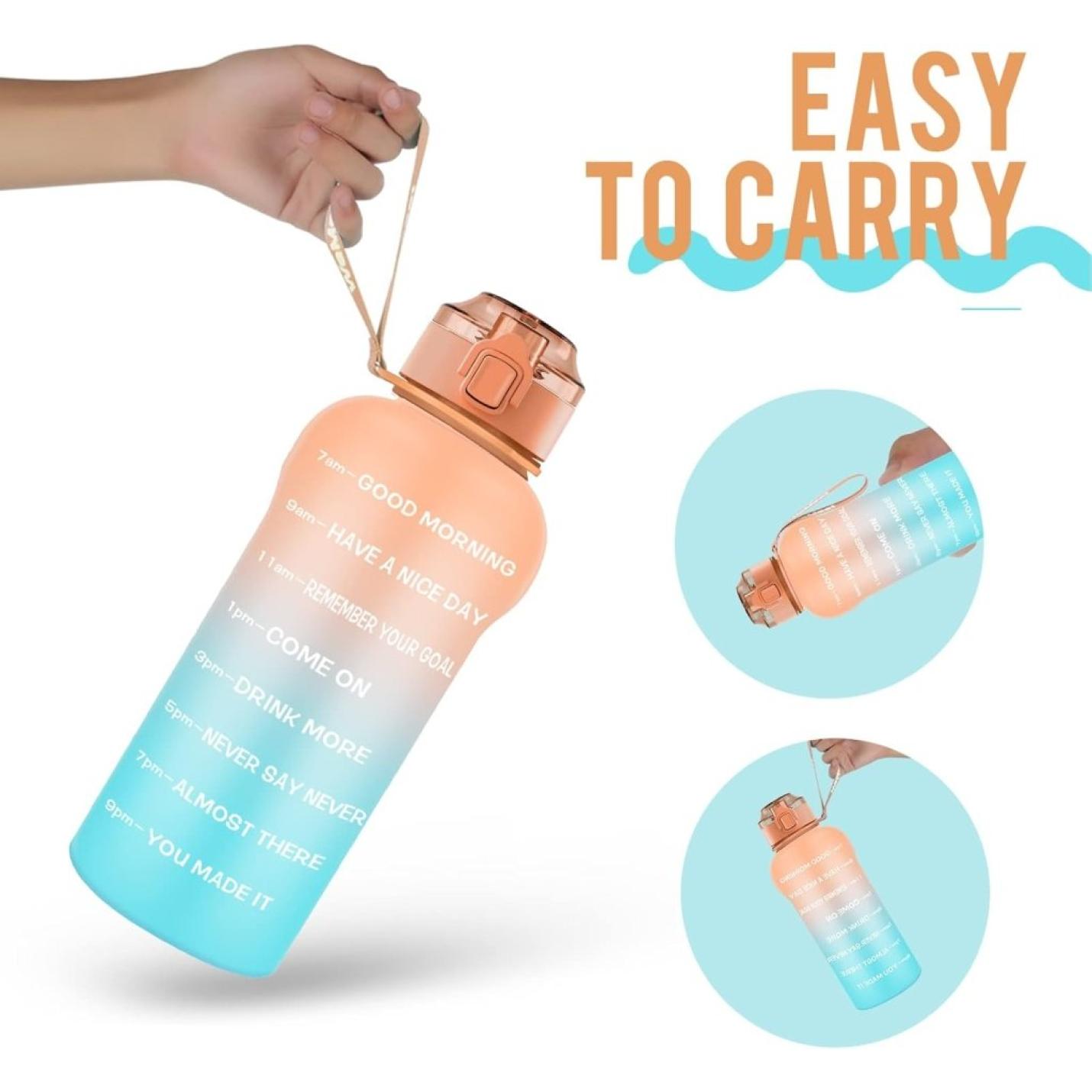 💧 Grote sportdrinkfles van 2 liter – blijf gehydrateerd de hele dag! - happygetfit.com