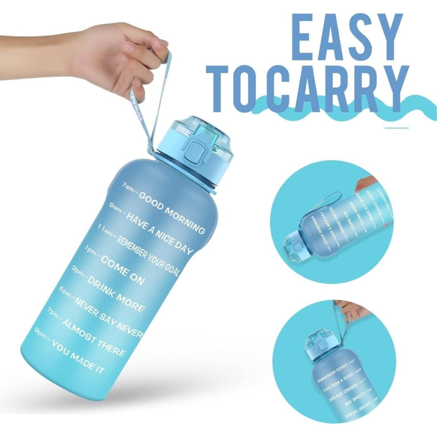 💧 Grote sportdrinkfles van 2 liter – blijf gehydrateerd de hele dag! - happygetfit.com