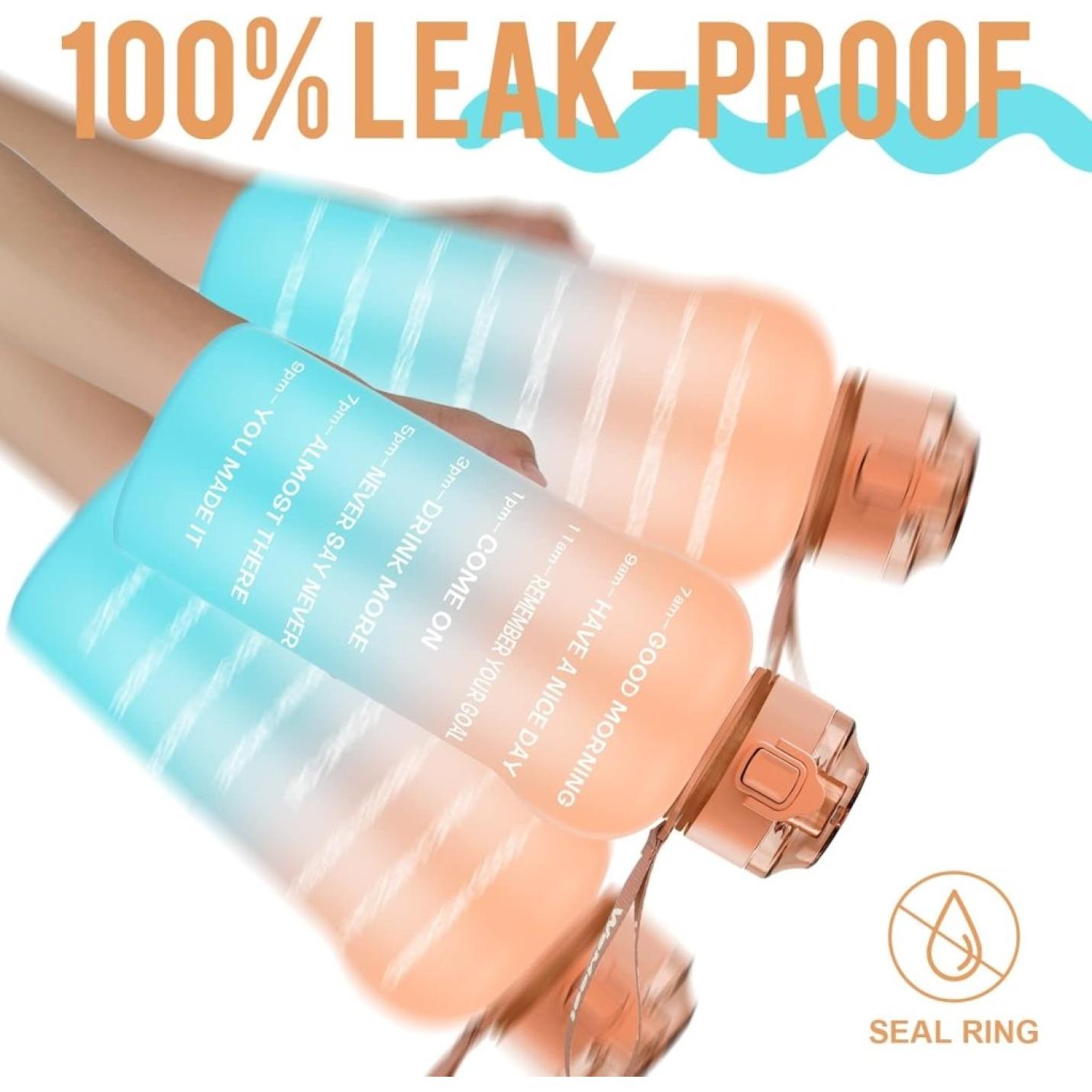 💧 Grote sportdrinkfles van 2 liter – blijf gehydrateerd de hele dag! - happygetfit.com