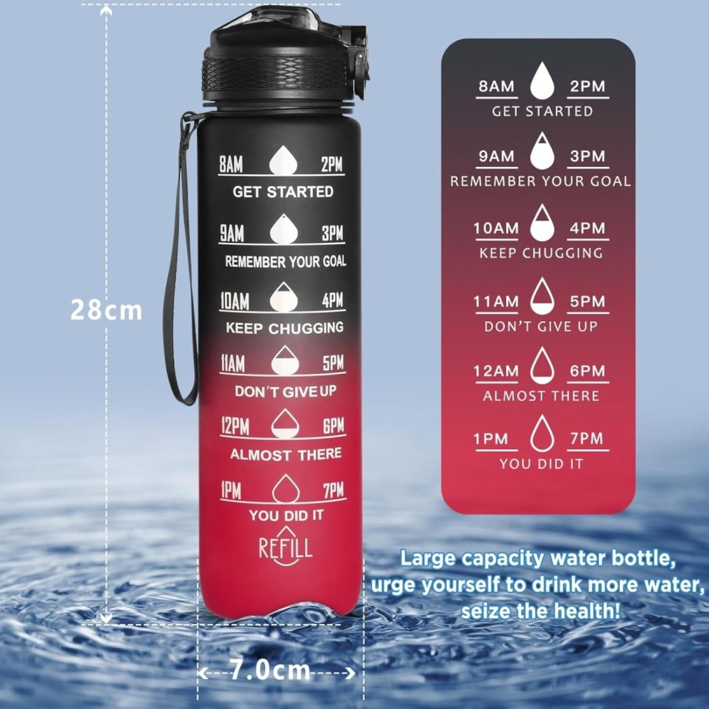🚀 Jouw ultieme herbruikbare waterfles – Duurzaam, stijlvol en praktisch! - happygetfit.com
