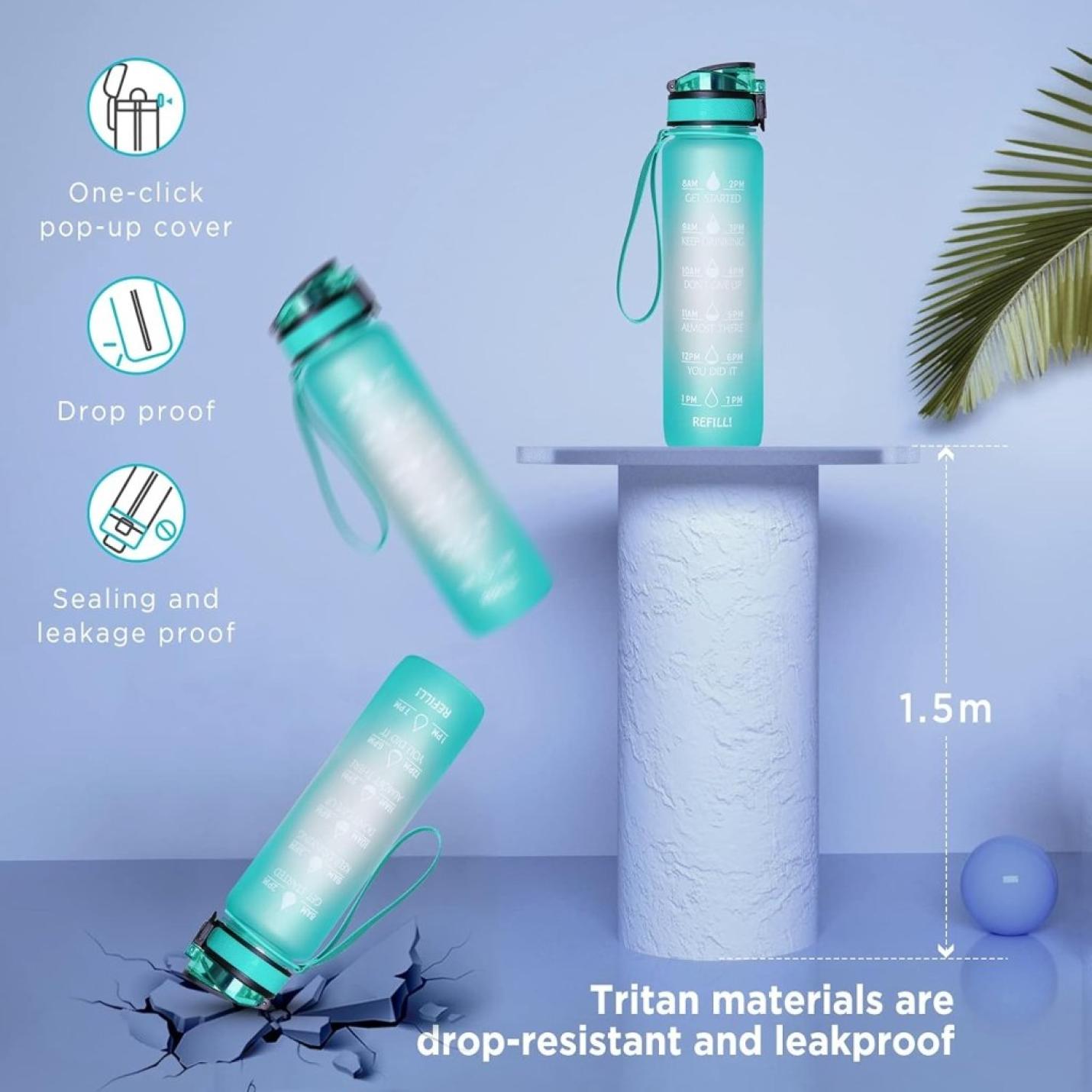 🚀 Jouw ultieme herbruikbare waterfles – Duurzaam, stijlvol en praktisch! - happygetfit.com