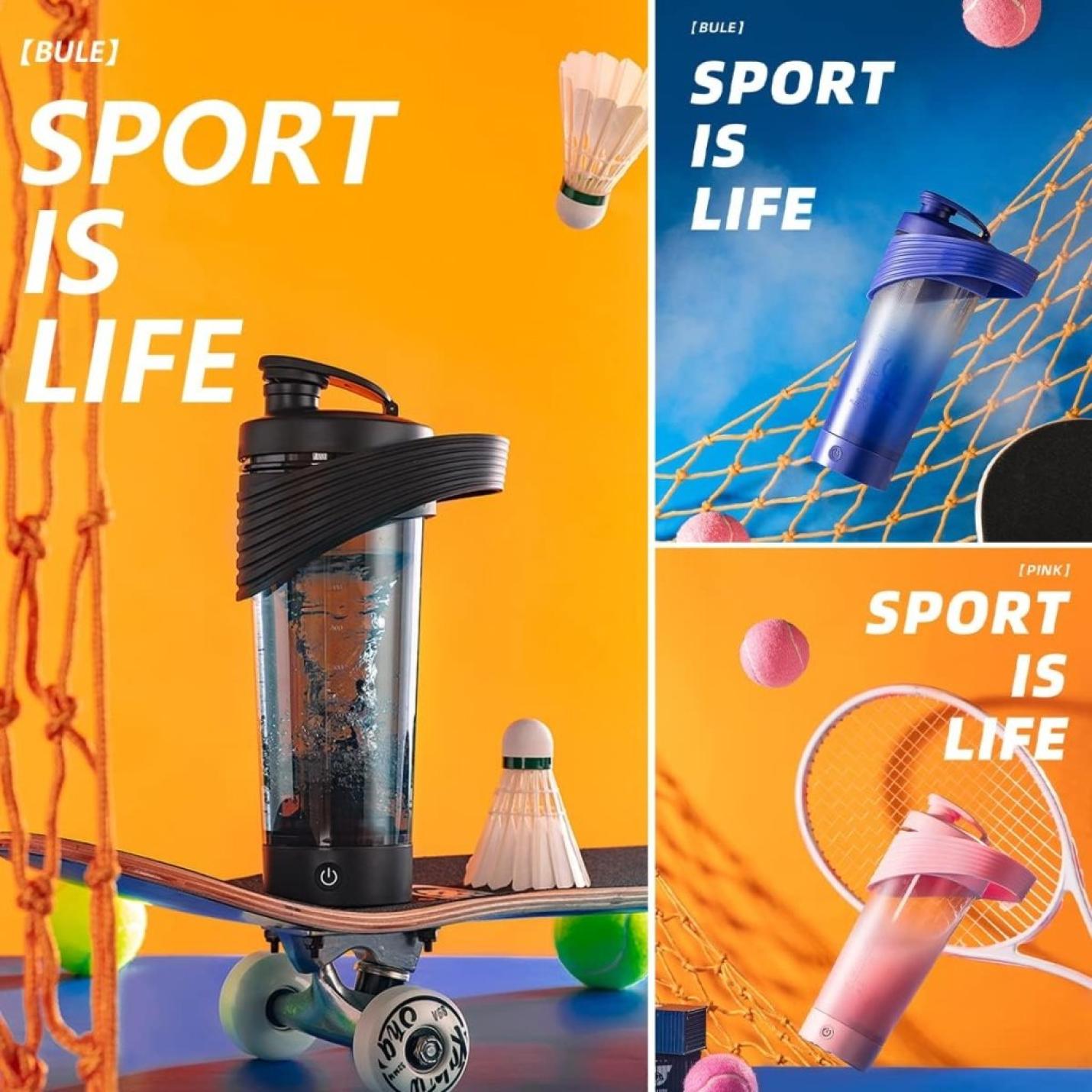 🔥 Krachtige elektrische shaker voor de perfecte eiwitshake! - happygetfit.com