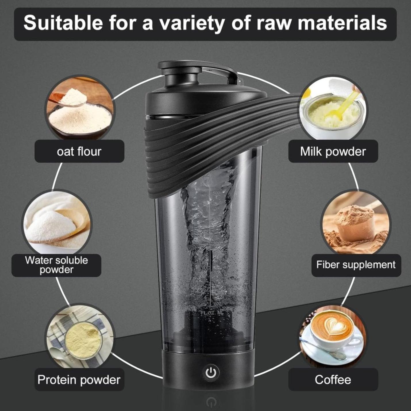 🔥 Krachtige elektrische shaker voor de perfecte eiwitshake! - happygetfit.com