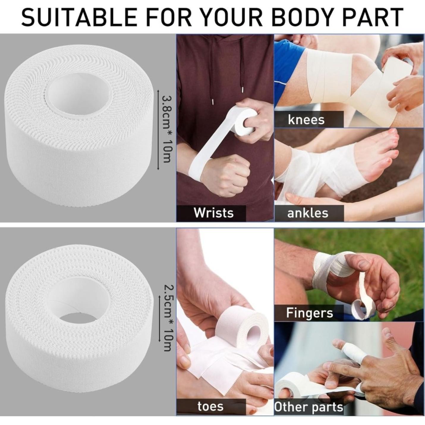 🏋️‍♂️ Maximale stabiliteit en bescherming met deze sporttape! - happygetfit.com