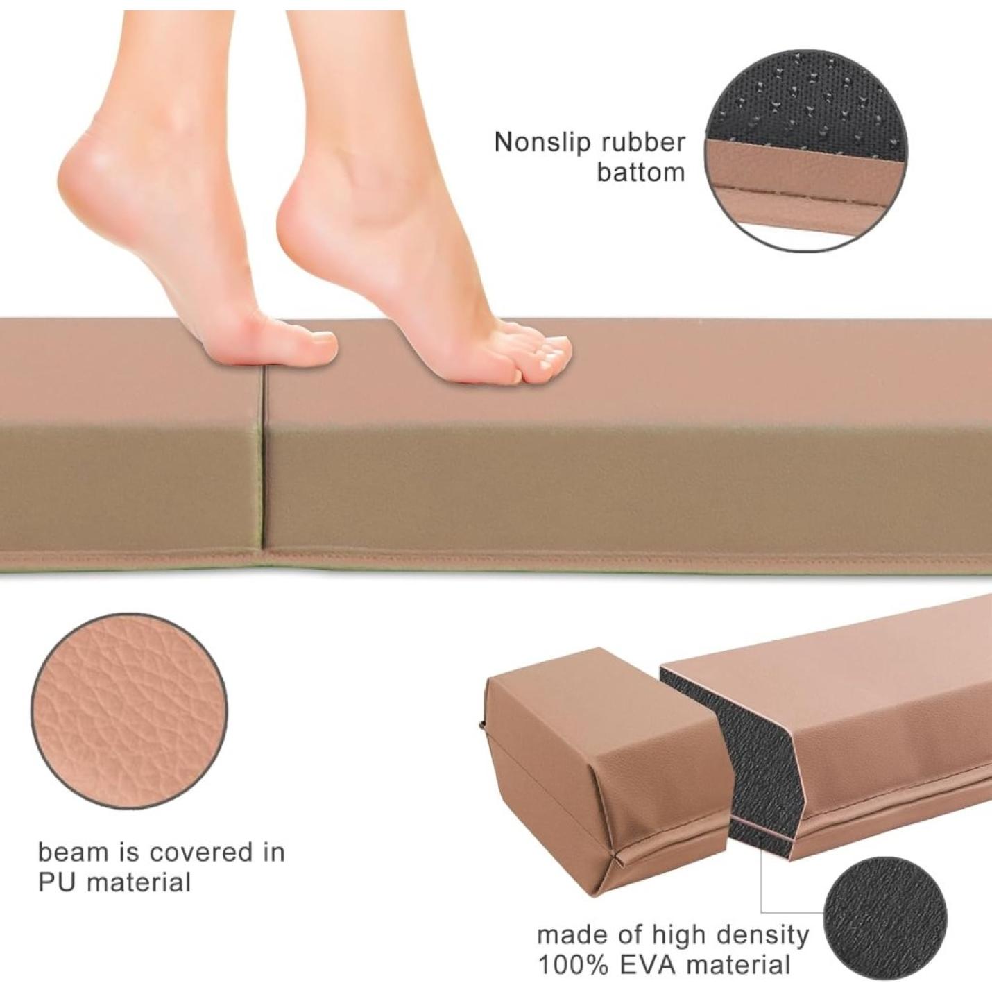 🤸‍♀️ Ontwikkel balans en kracht met deze inklapbare evenwichtsbalk! - happygetfit.com