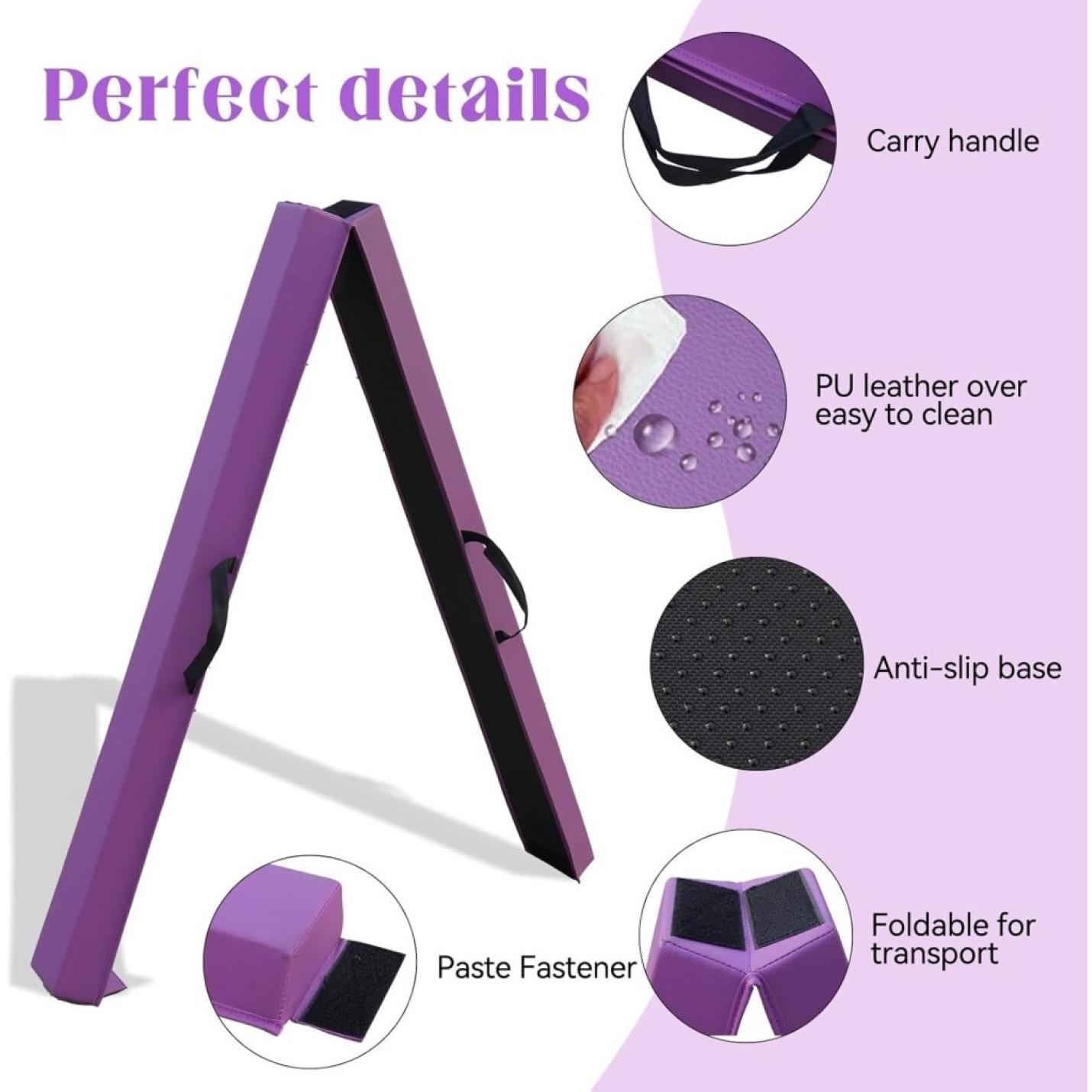 🤸‍♀️ Ontwikkel balans en kracht met deze inklapbare evenwichtsbalk! - happygetfit.com