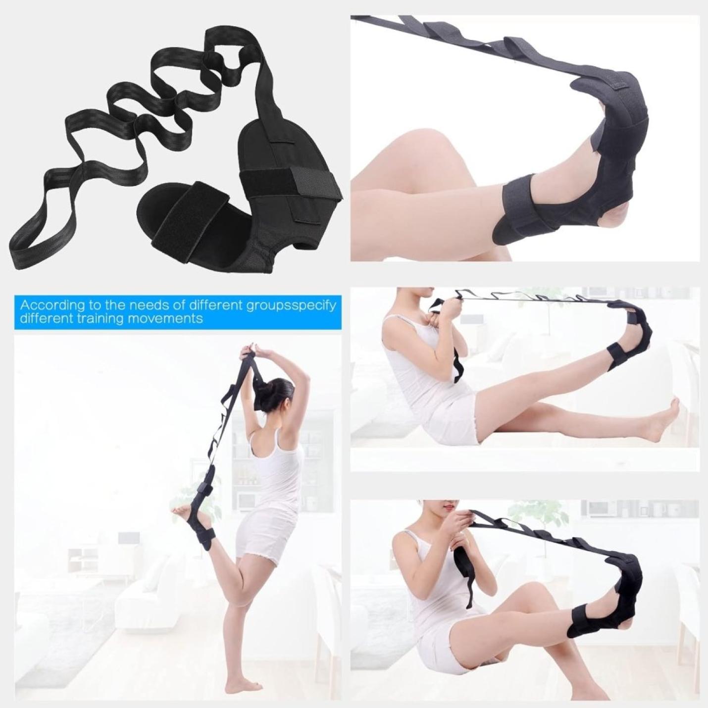🧘 Verbeter je flexibiliteit en voorkom blessures met deze yoga stretchband! - happygetfit.com