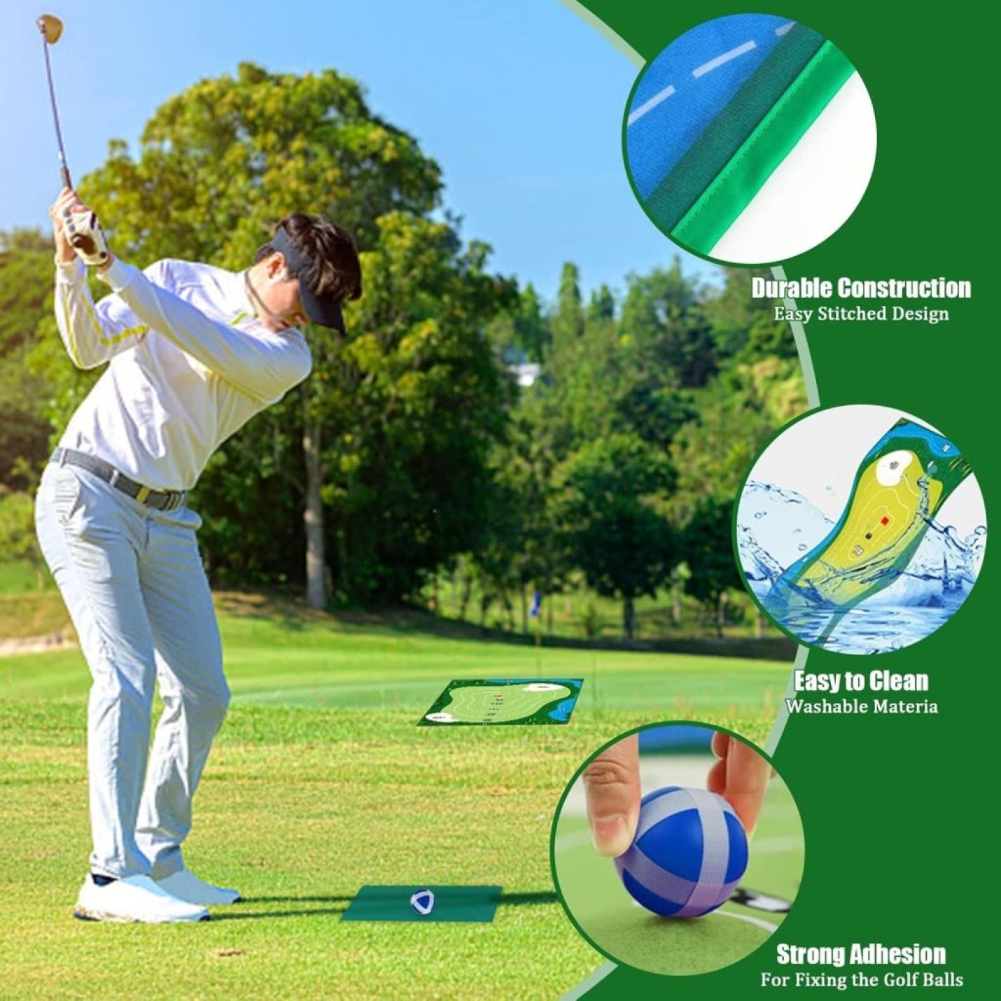 🏌️‍♂️ Verbeter je golfspel met deze uitdagende chipping - mattenset! - happygetfit.com