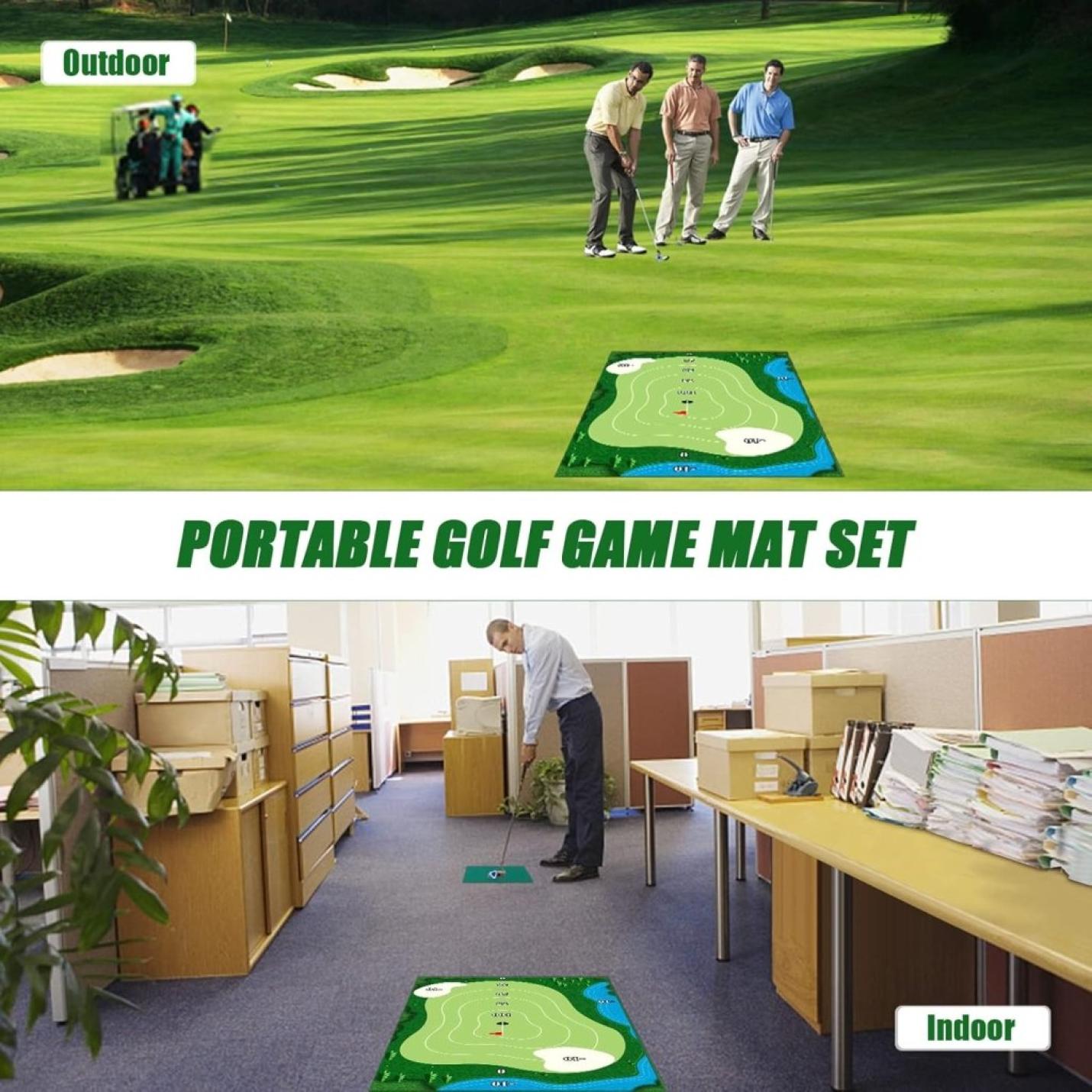 🏌️‍♂️ Verbeter je golfspel met deze uitdagende chipping - mattenset! - happygetfit.com