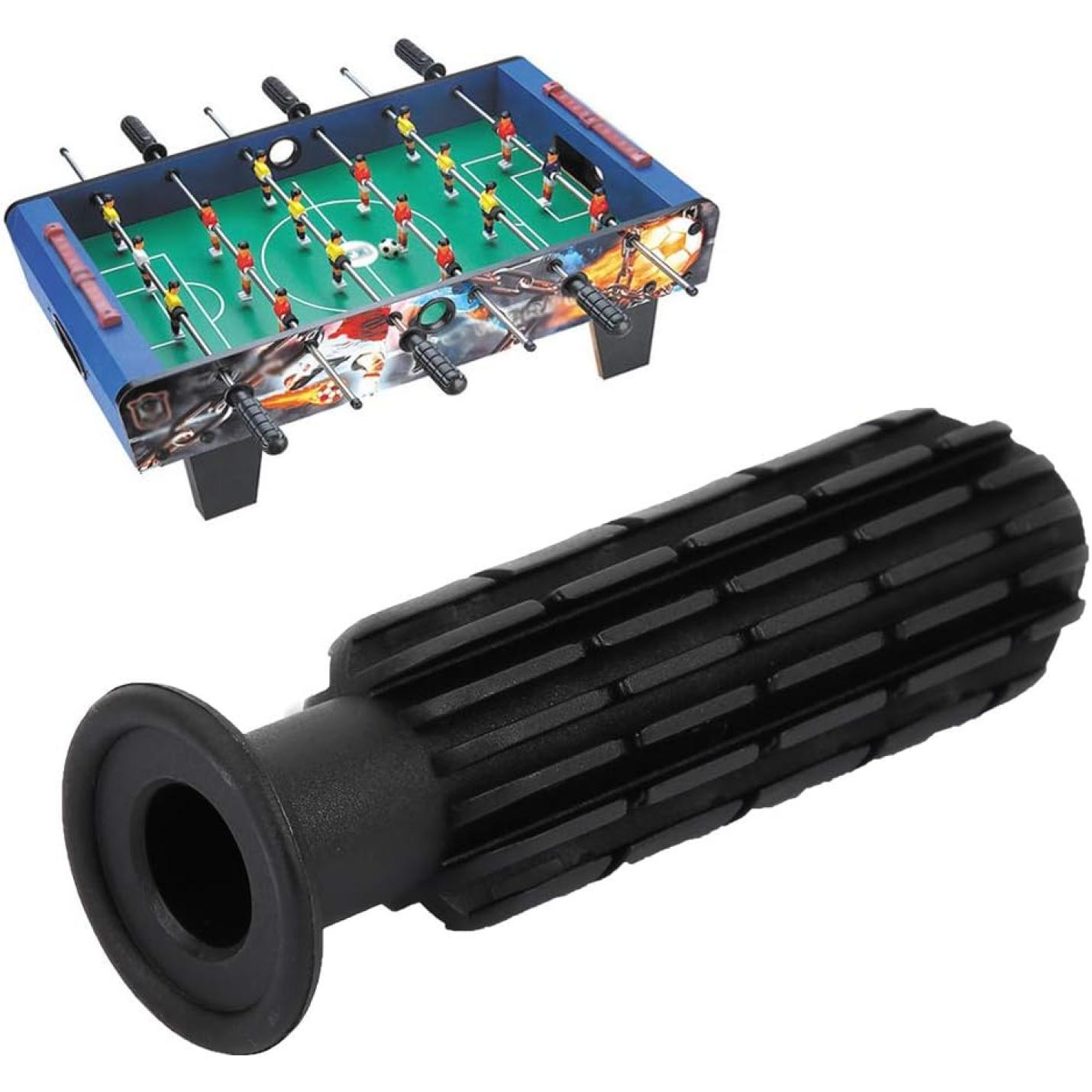 Tafelvoetbaltafel met duurzame kunststof spelers en een apart zwart handvat, dat antislip werkt. Probeer "Verbeter je grip en controle met deze stevige tafelvoetbal handgrepen!.