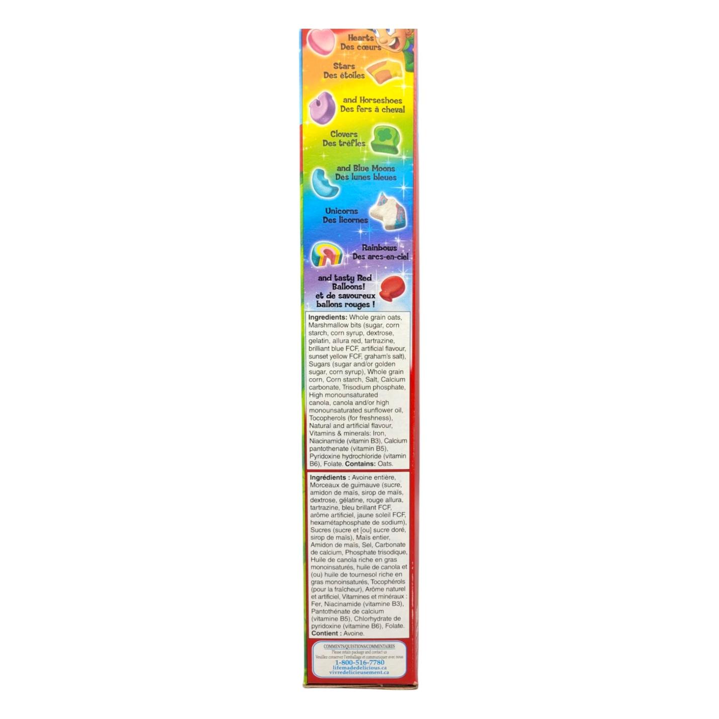 General Mills Lucky Charms, 300g ingredients