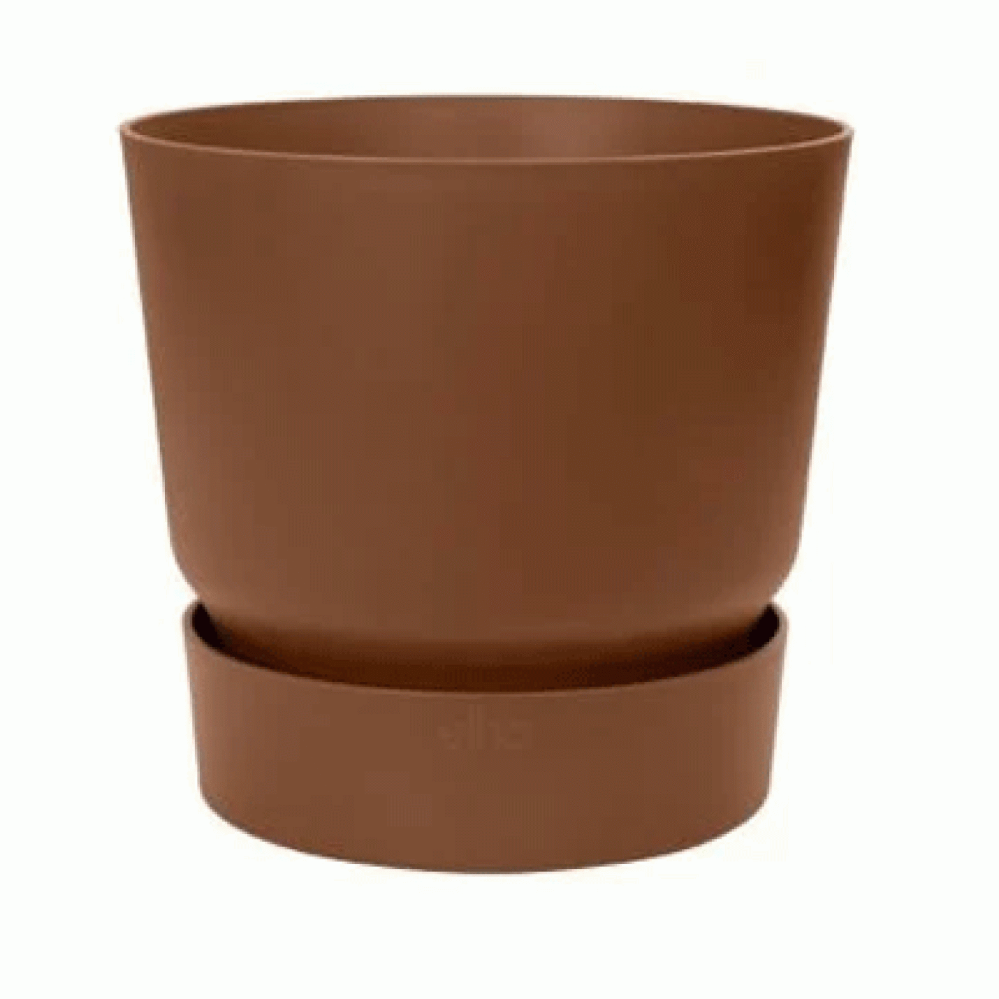 Elho Greenville Bloempot - Rond - Gemberbruin - 47 cm