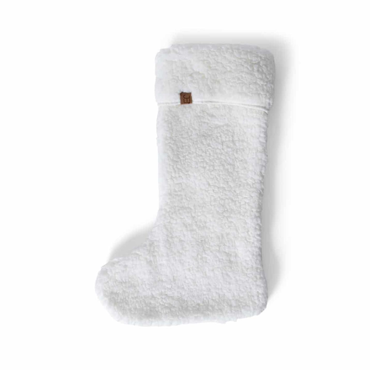 Jens Living Teddy kerstsok wit