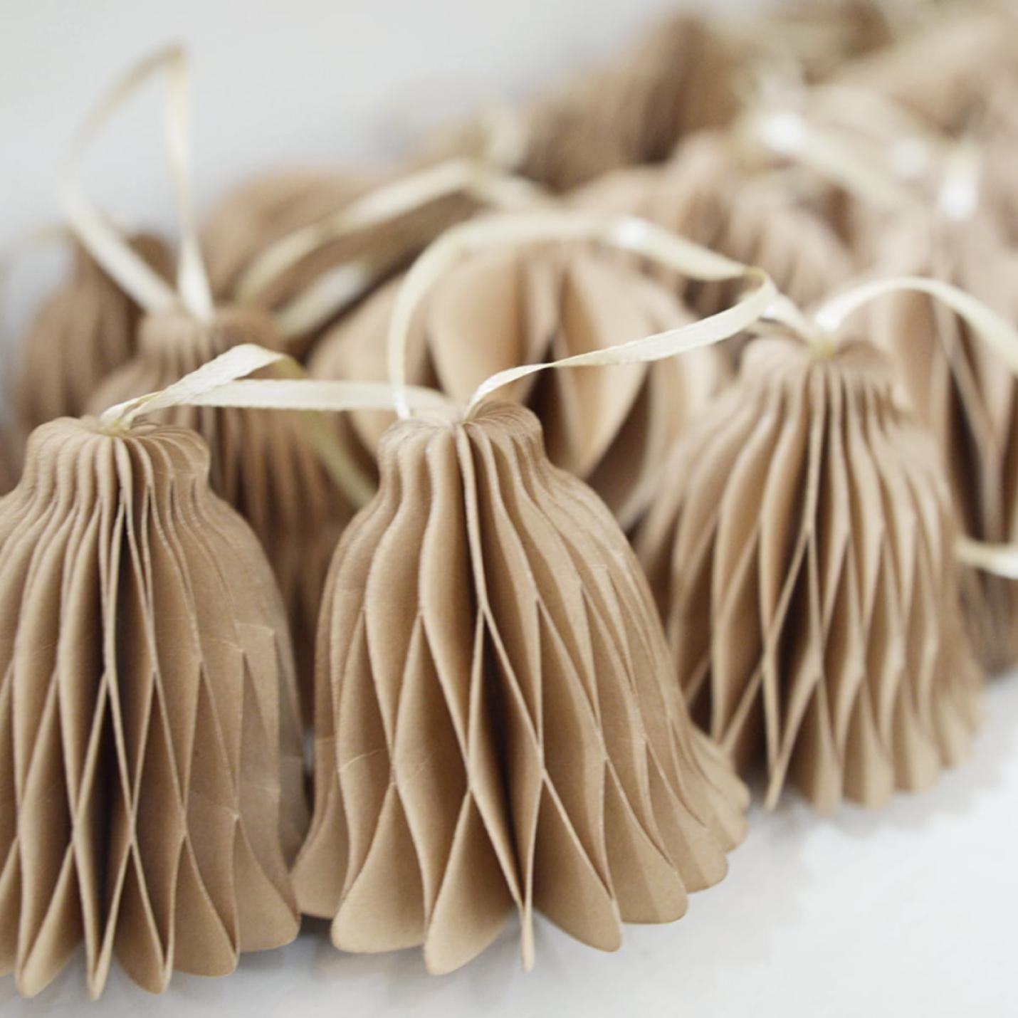 Kerstbel papier caramel; Afbeelding: 4