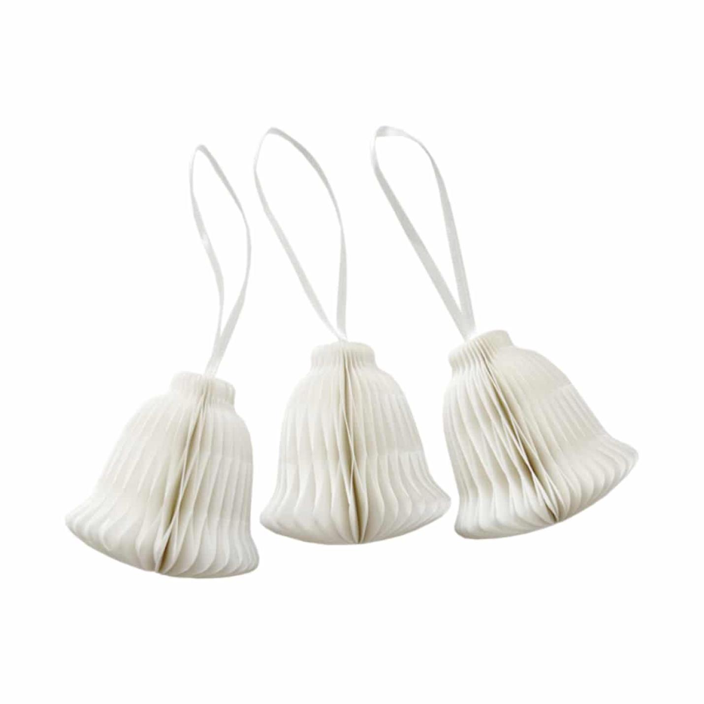 Kerstbel papier wit; Afbeelding: 2