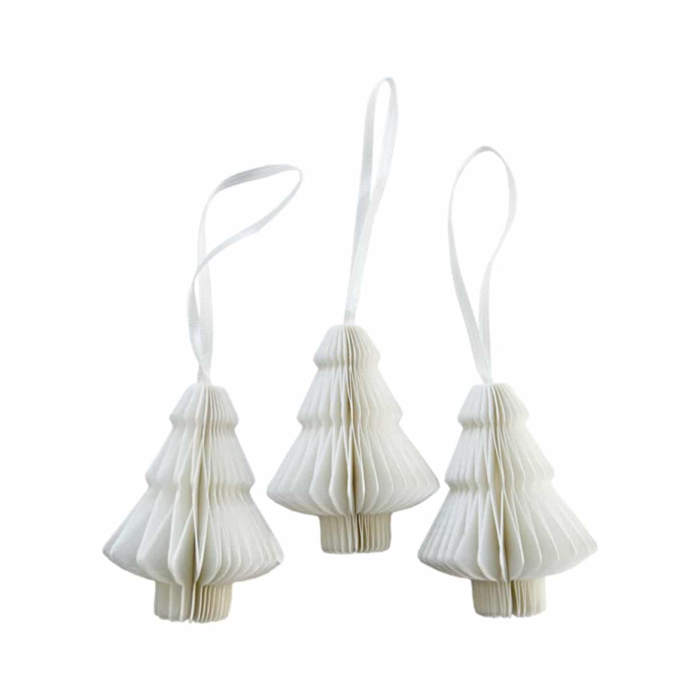 Kerstboom papier wit; Afbeelding: 2
