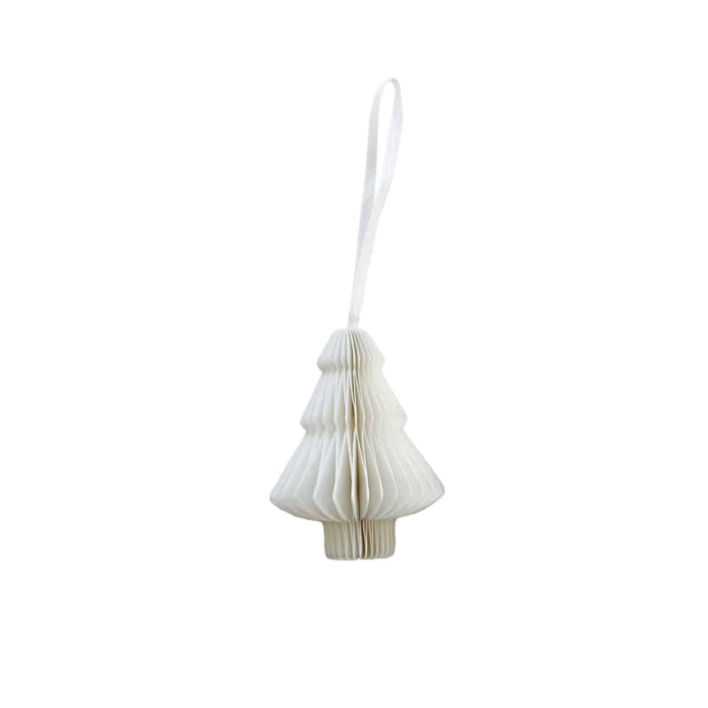 kerstboom papier wit