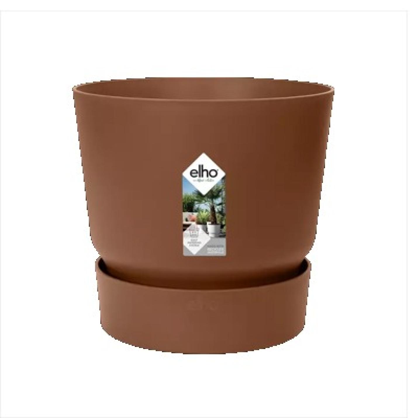 Elho Greenville rond 25 cm - gemberbruin