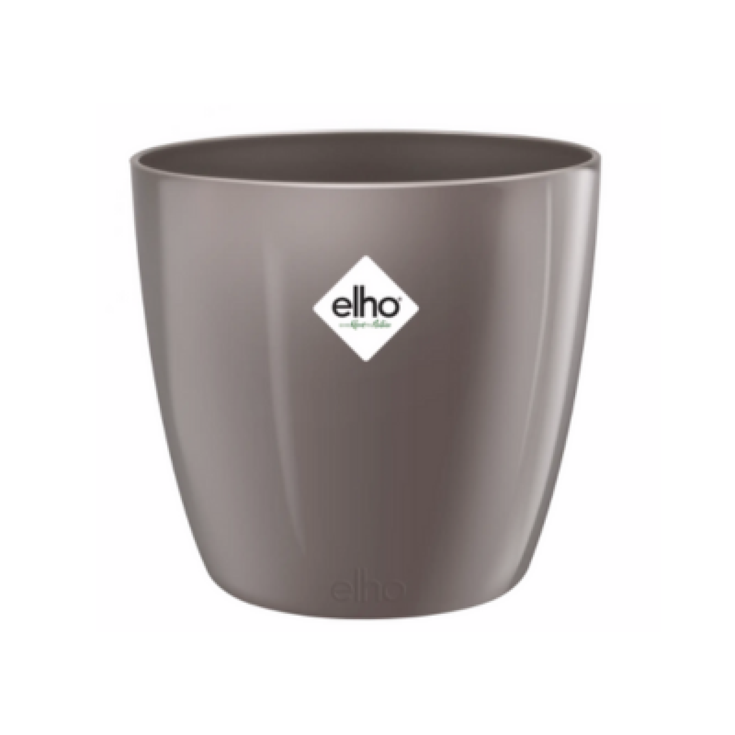 Elho Brussels Diamond Bloempot Rond Oyster Pearl - 18 cm