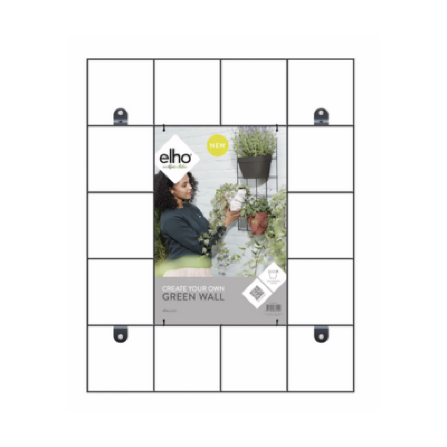 Elho Loft Urban Green Wall Rek - Living Black