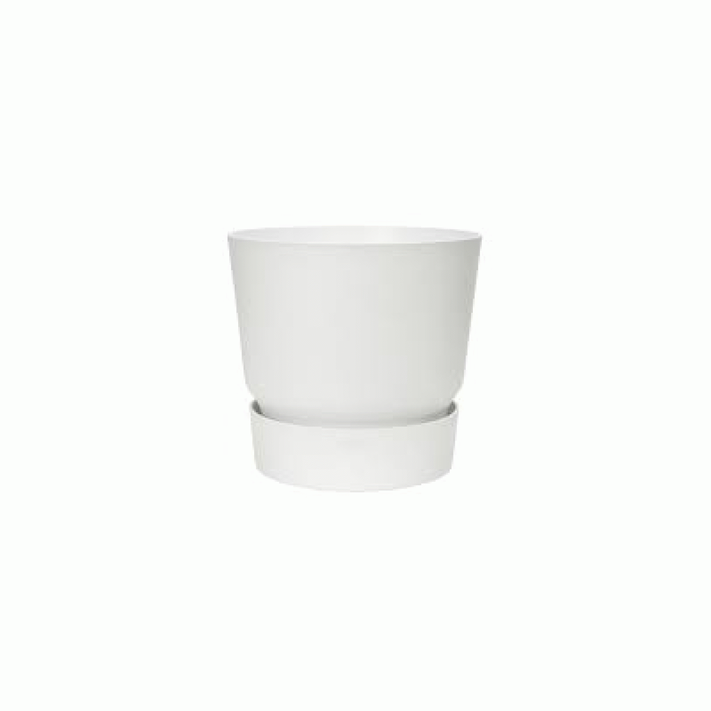 Elho Greenville Bloempot - Rond - Wit - 16 cm
